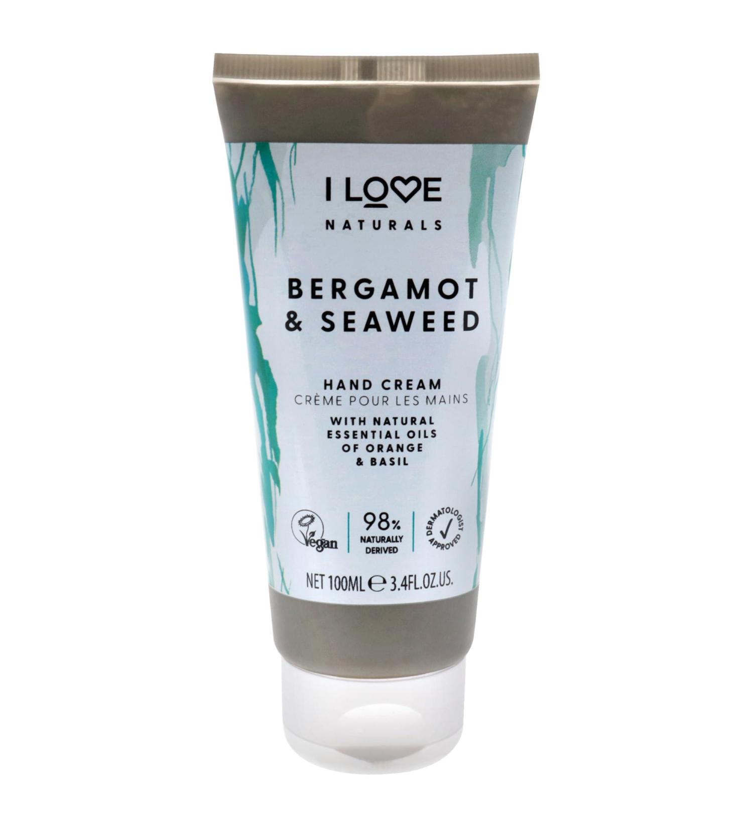 I Love Naturals Bergamot & Seaweed Hand Lotion - Moisturizing Dry Skin Lotion with Shea Butter & Coconut Oil - 3.38 oz | International Shipping - Buy Online on GoSupps.com