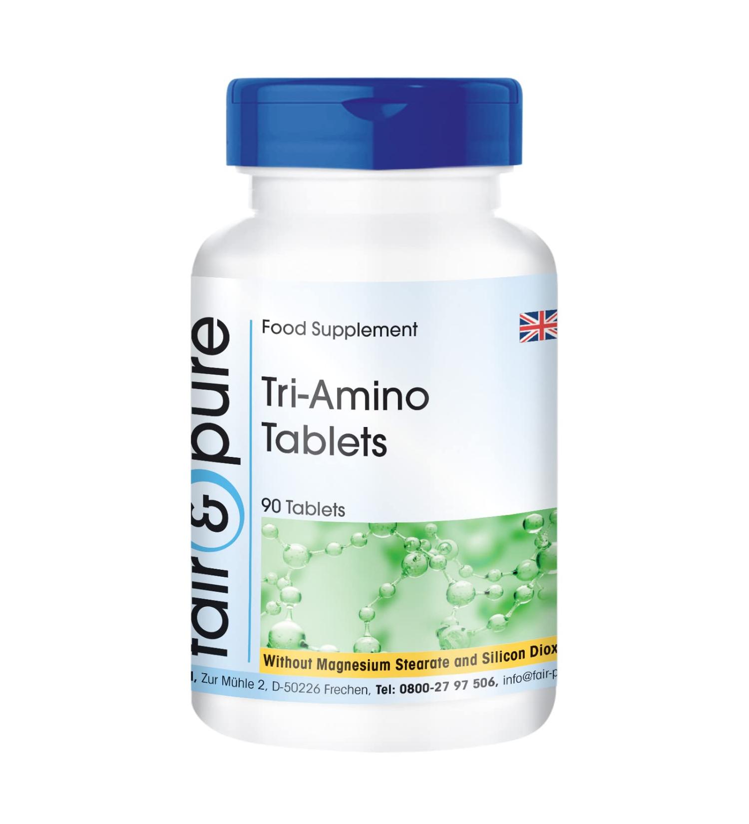 Fair & Pure Amino Acid Tablets - Vegan Formula with Arginine, Ornithine, and Lysine - 90 Tablets - Buy Online on GoSupps.com