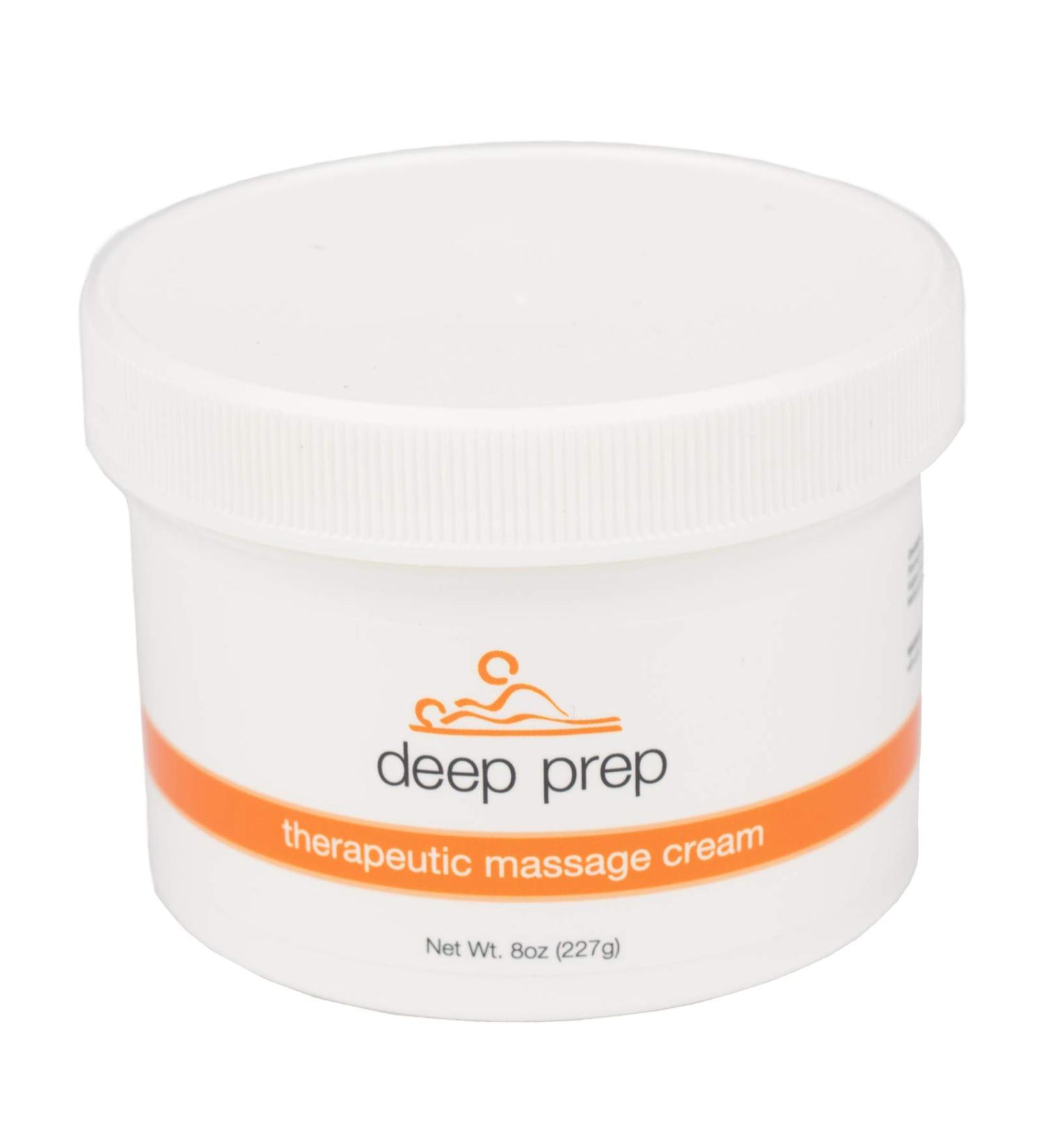 Rolyan-42025 Deep Prep Therapeutic Massage Cream, 8 oz