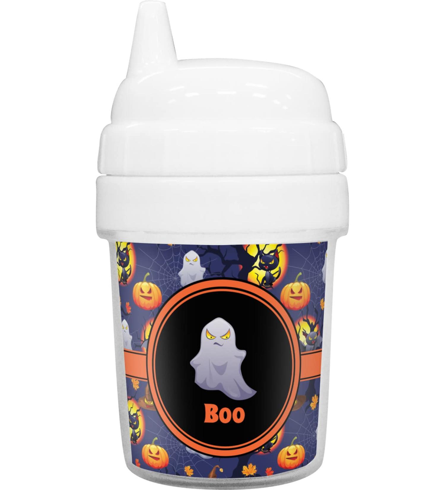 Halloween Night Personalized Baby Sippy Cup | Spooky & Safe Design - Buy Online on GoSupps.com