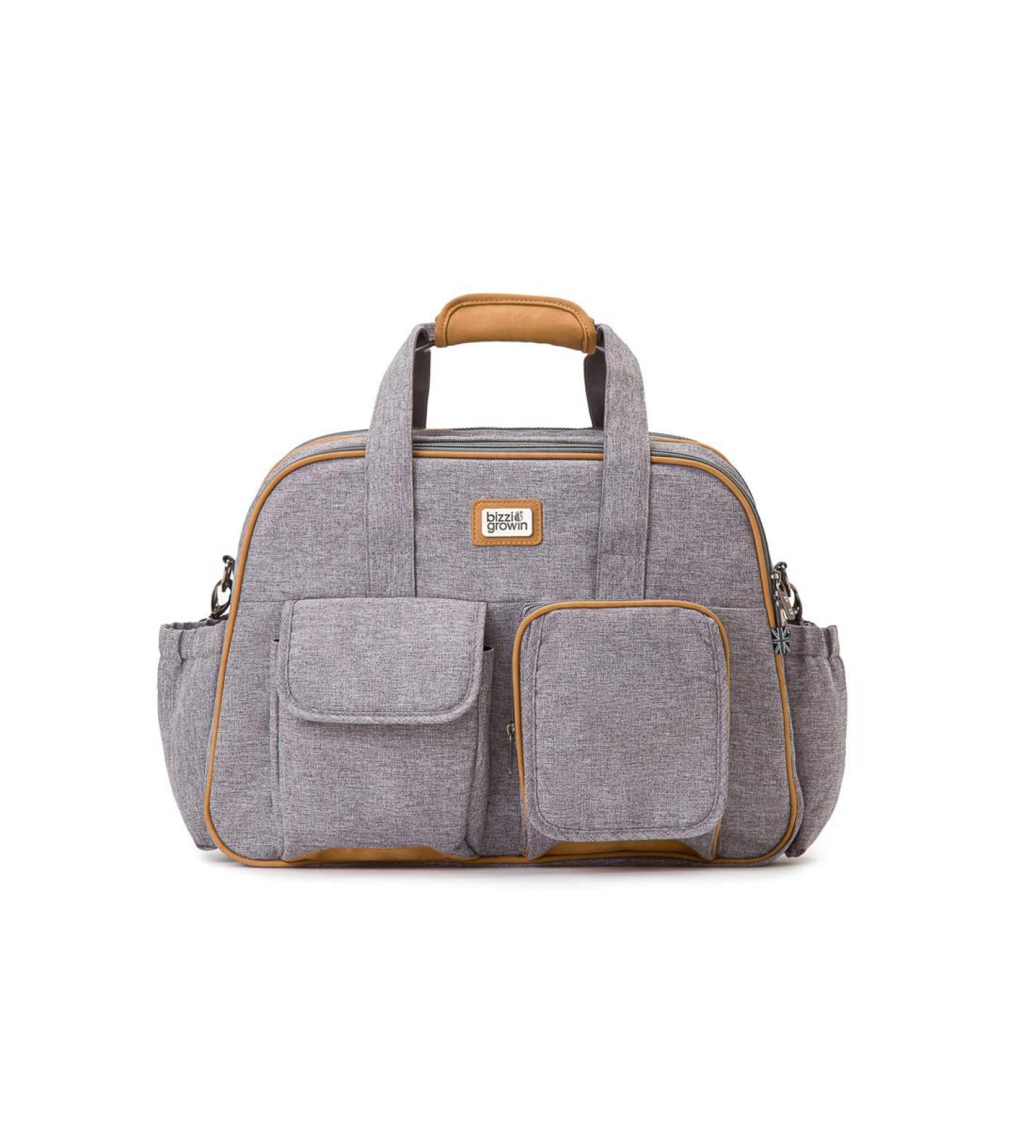 Bizzi Growin Baby Travel Crib POD Changing Bag - Windsor Grey | Convenient and Stylish Travel Solution - Buy Online on GoSupps.com