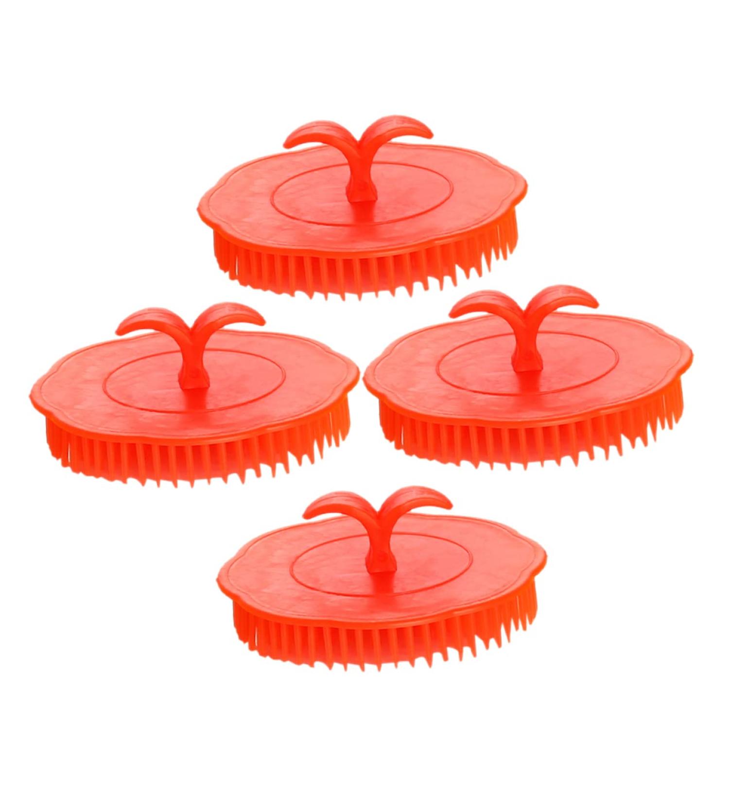 WOONEKY 4-Piece Shampoo Brush Set | Scalp Massage Device for Hair Care & Washing | International Shipping Available - Buy Online on GoSupps.com