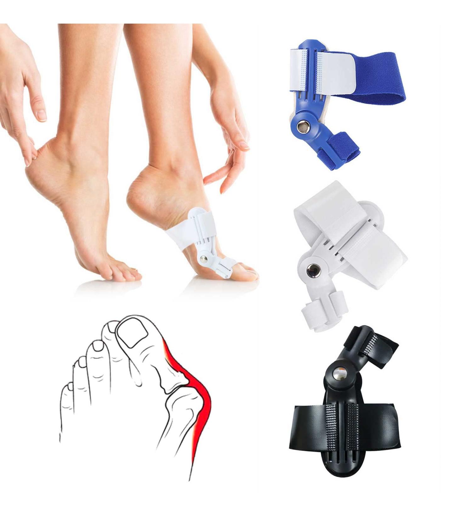 Unisex Bunion Corrector Toe Thumb Valgus Correction Belt - Day & Night Support (White) - Aoyuexi - Buy Online on GoSupps.com