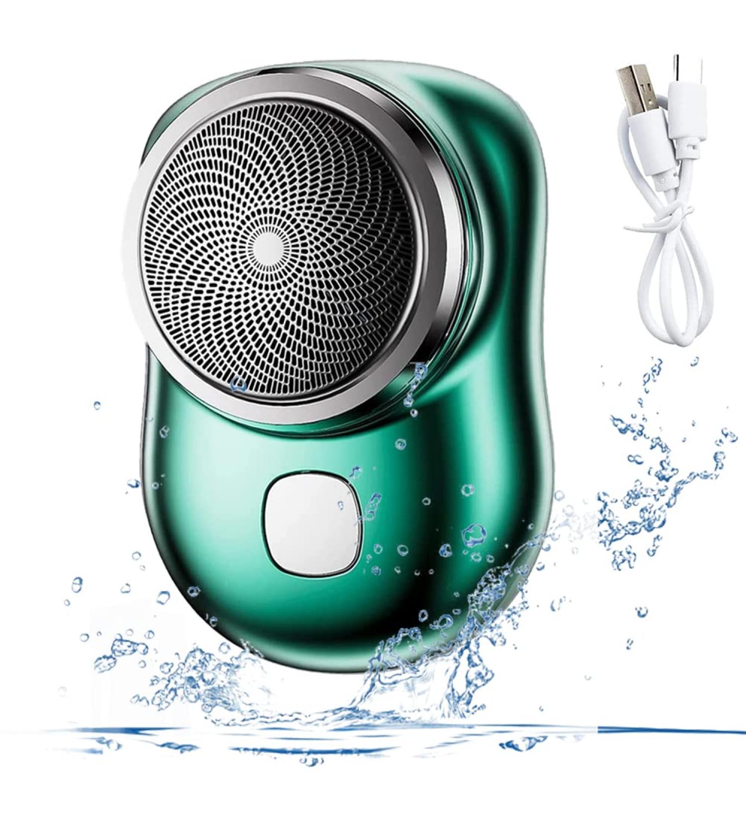 USB Mini Shaver Portable Electric Shaver Pocket Portable Electric Shave Mini Rechargeable Fabric Shaver Electric Shaver Pocket Size Waterproof Razor Wet and Dry (Green) - Buy Online on GoSupps.com