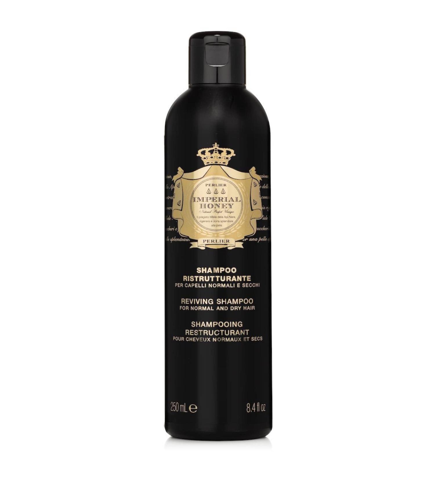 Perlier Imperial Honey Shampoo - Luxurious Moisturizing Shampoo for All Hair Types Hydrate & Shine with Imperial Honey - 8.4 Oz - Buy Online on GoSupps.com