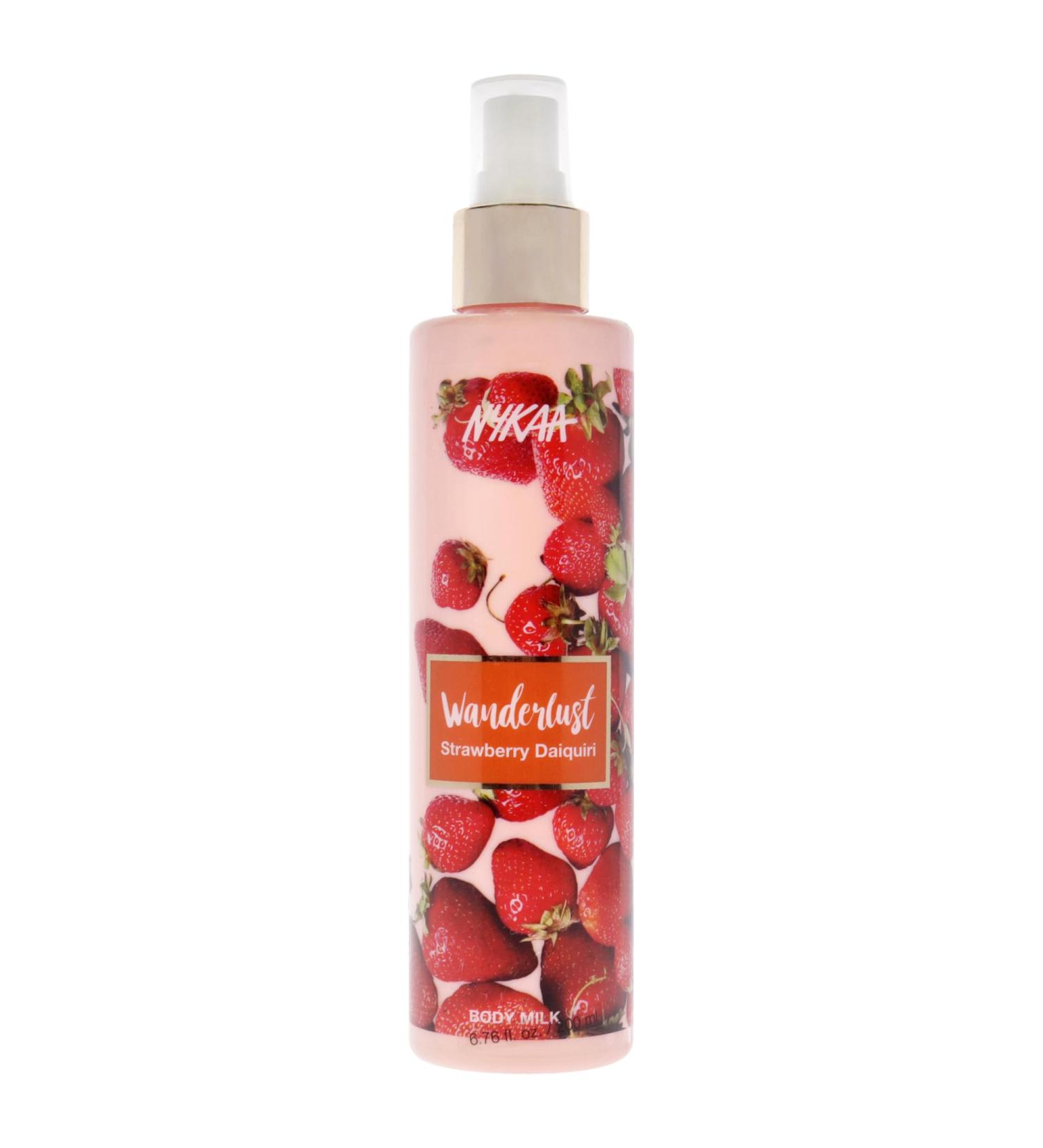 Buy Nykaa Naturals Wanderlust Body Milk - Strawberry Daiquiri for Women - 6.76 oz | International Shipping Available - Buy Online on GoSupps.com