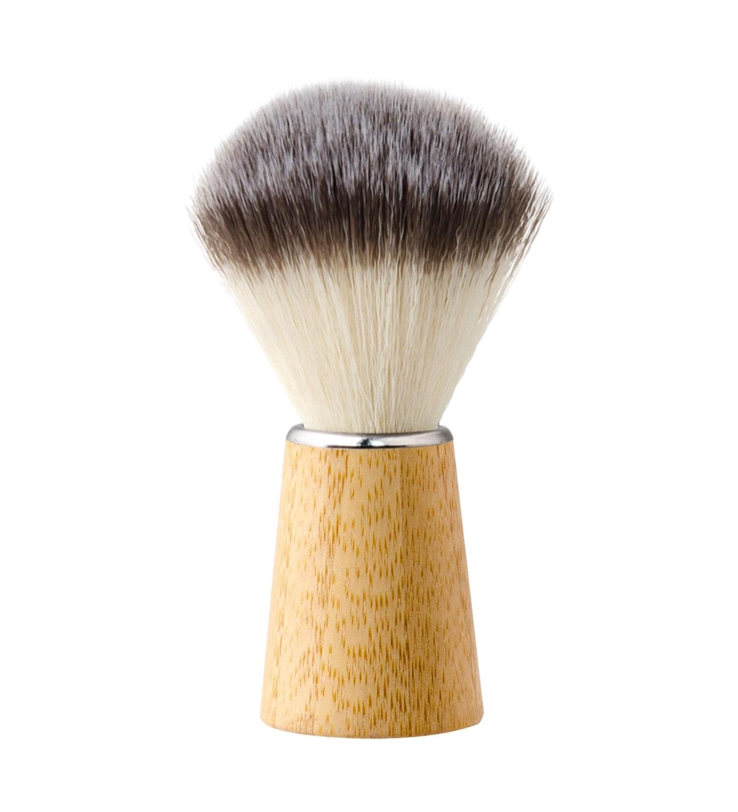 Meriglar Generic Razor Brush - Durable Soap Brush with Bamboo Grip | Perfect Father's Day Gift for Salon Professionals - Nylon Synthetic Bristles - Buy Online on GoSupps.com