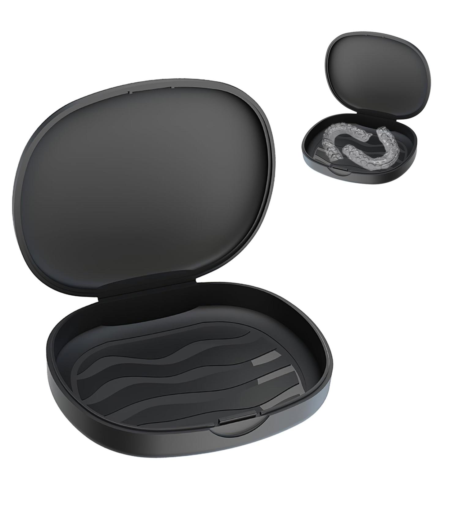 Premium Black Denture Box - Dnom Dose Prosthesis Storage Container for Stents & Prostheses - Buy Online on GoSupps.com