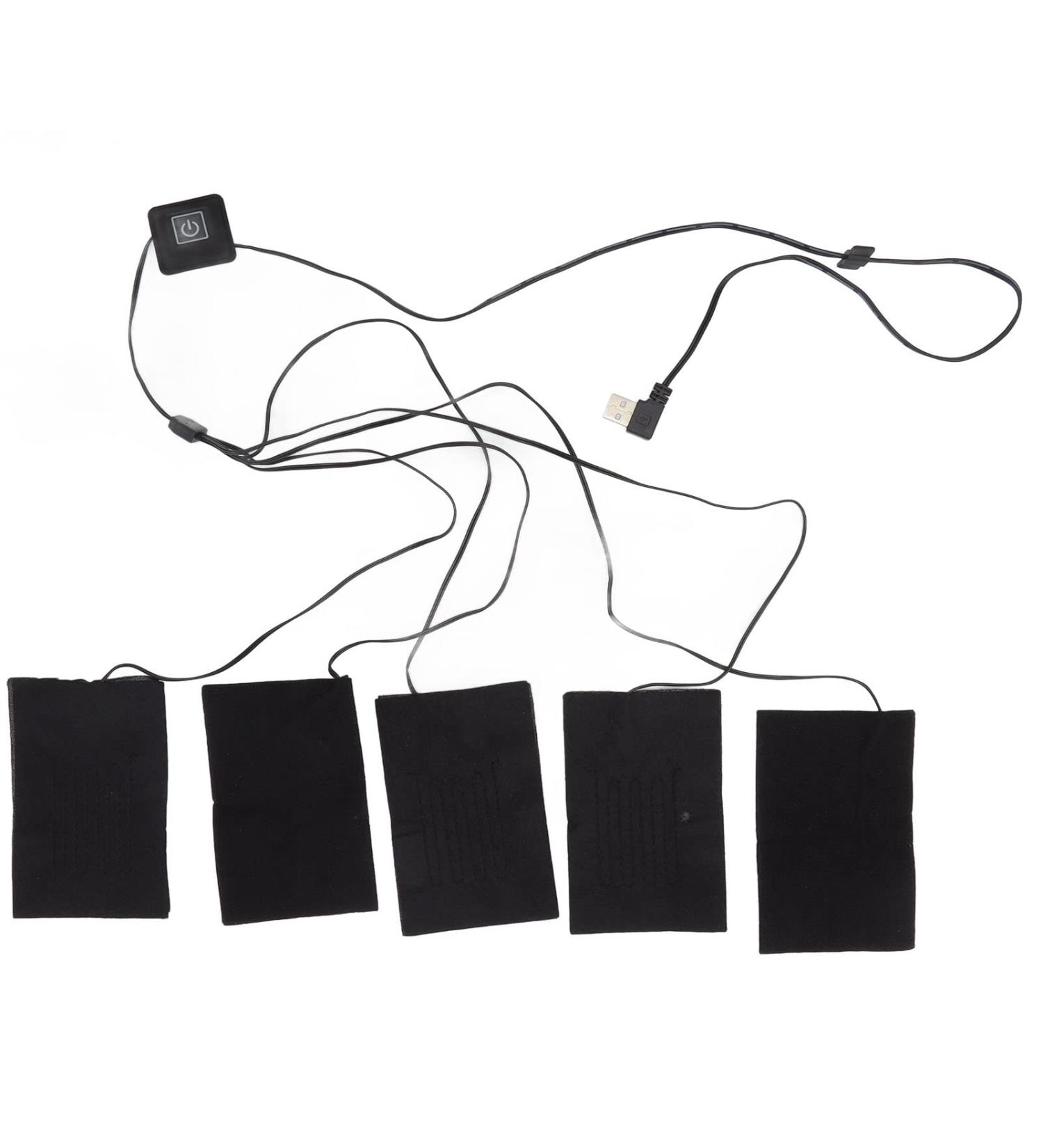 Angrek Soft & Wear-Resistant USB Heating Pillows - Flexible Electric Fabric Heating (1-5 Switch) for Clothing - Buy Online on GoSupps.com