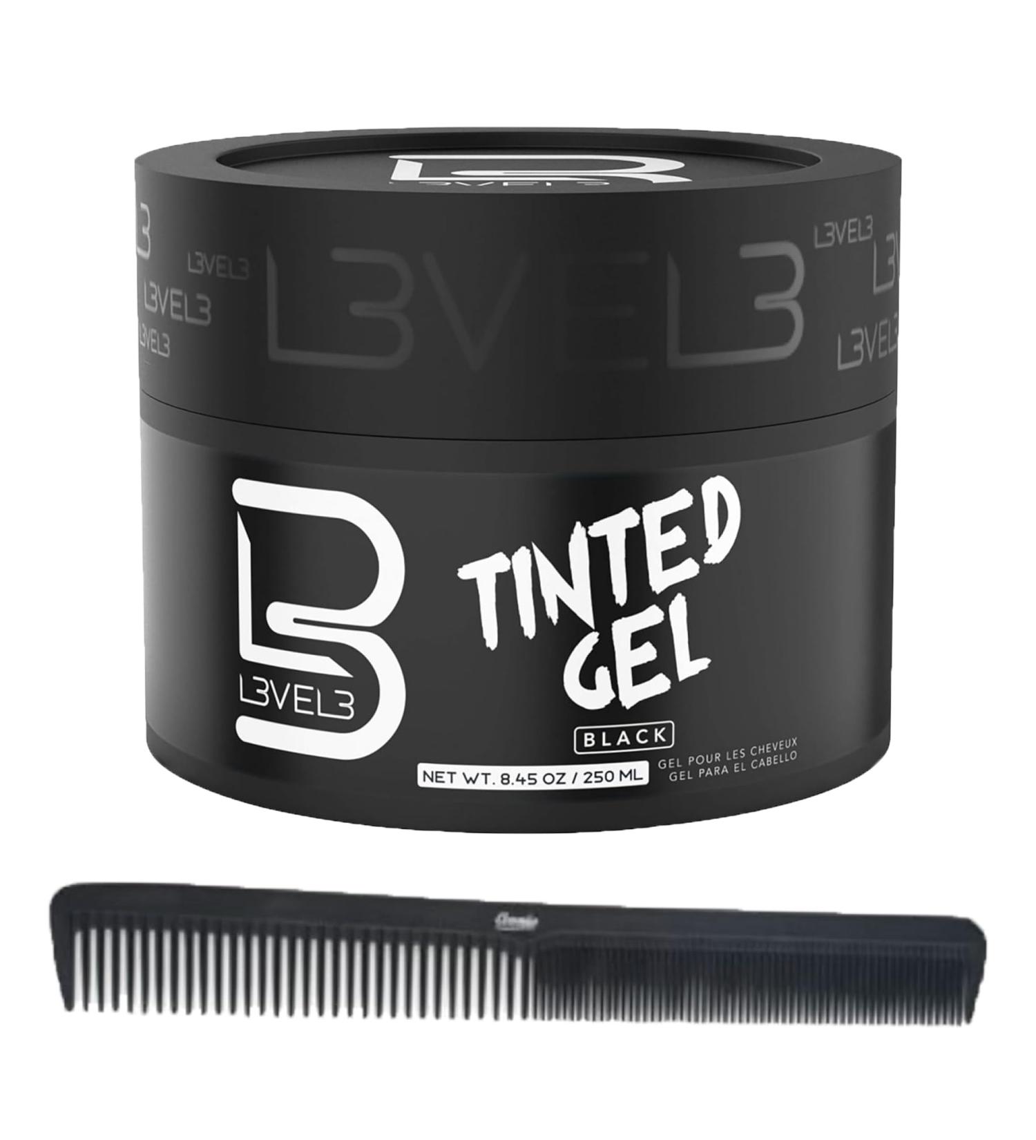 Level 3 Tinted Gel - 8.45 oz | Effortless Stunning Black Hair Color + Free Comb - International Shipping Available - Buy Online on GoSupps.com