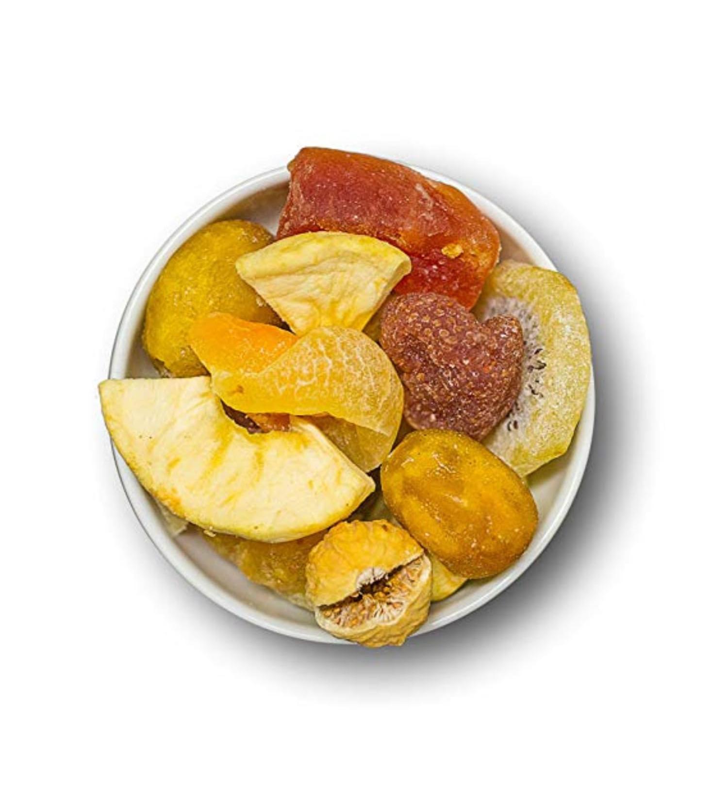  1001 Frucht 1001 Frucht Dried fruit mix 1000g coarse I Juicy fruit mix Candied fruits and dried fruits Mix according to the grannies recipe I Mixed fruity dried fruits I Non-GMO souffl  - Buy Online on GoSupps.com