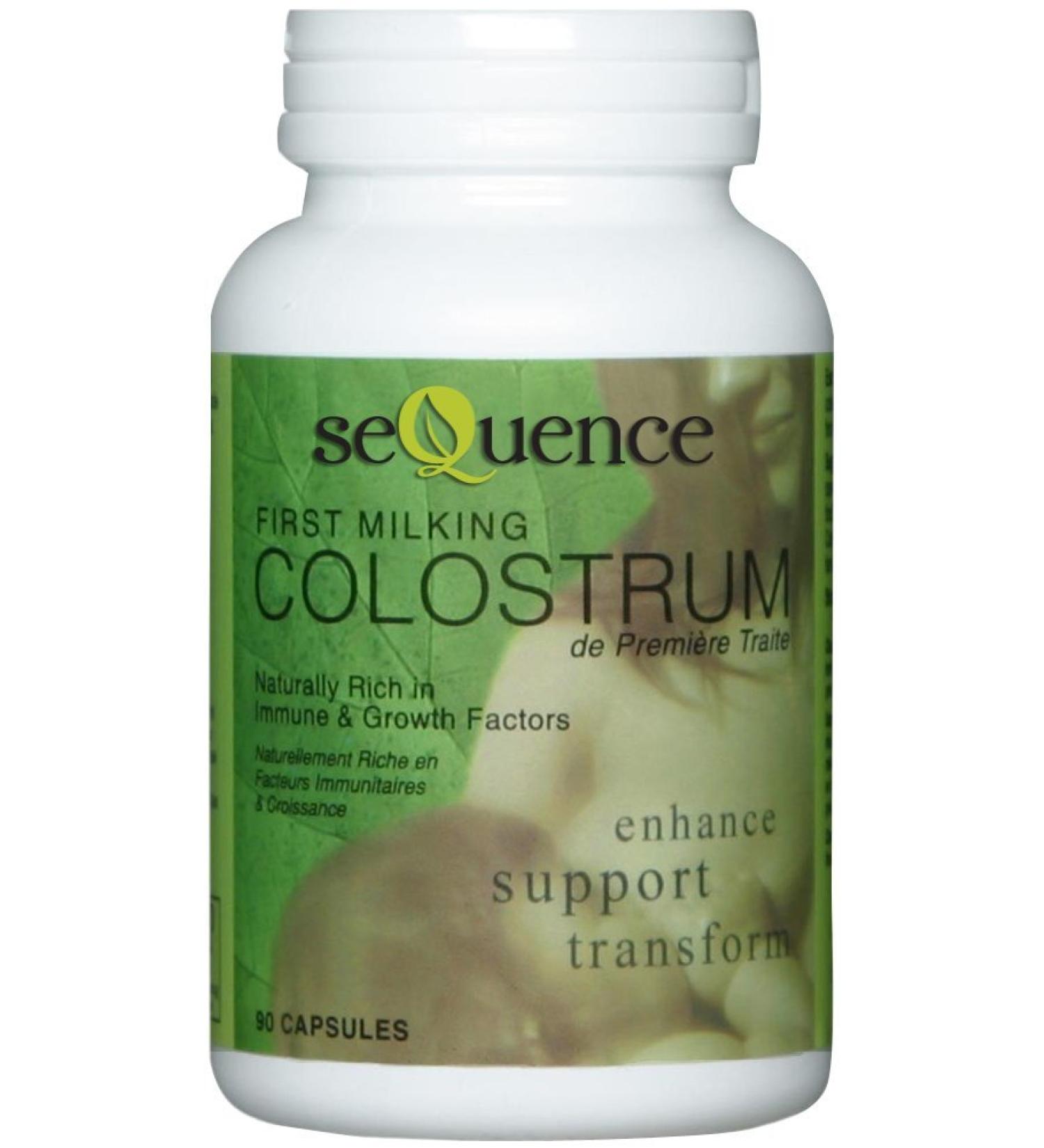 Sequence Health First Milking Colostrum Capsules | Helps to Support Healthy Immunity | Naturally Rich in Immune & Growth Factors | Canadian Company | 90 Capsules - Buy Online on GoSupps.com