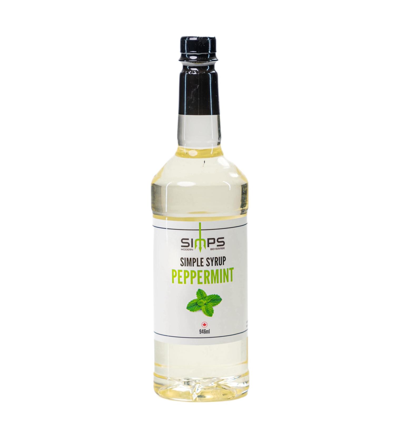 Simps Modern Beverage Peppermint Syrup Coffee Syrup 946 mL - Buy Online on GoSupps.com