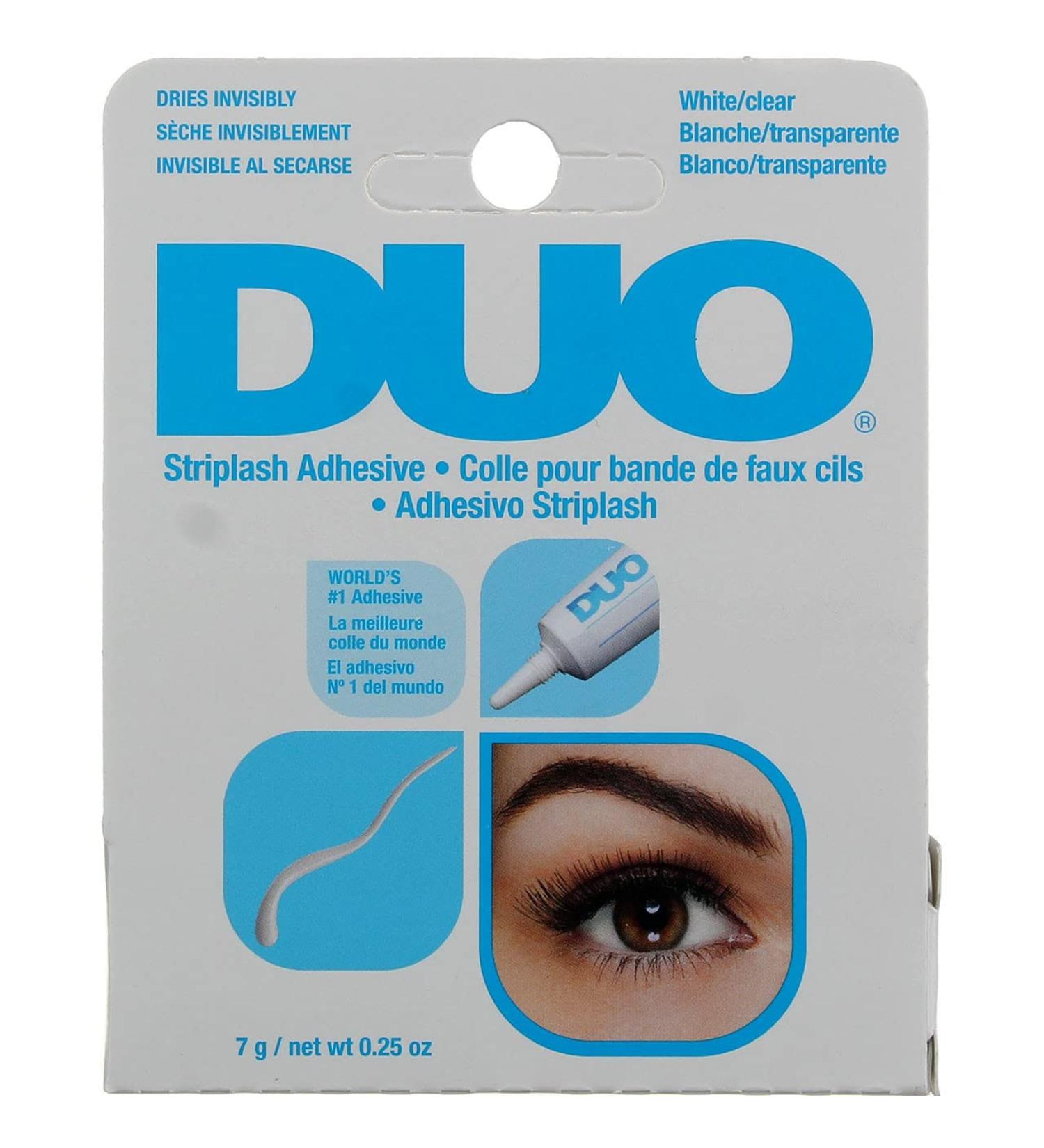 Duo Lash Adhesive Clear 0.25 oz - Strong Hold for False Eyelashes - Buy Online on GoSupps.com