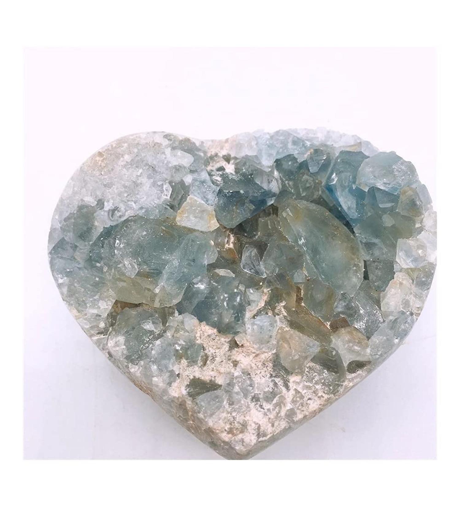Crystal Geode Quartz Heart Natural Kyanite Stone ZJGIDTEM (Size : 1PC 710G-800G) - Buy Online on GoSupps.com