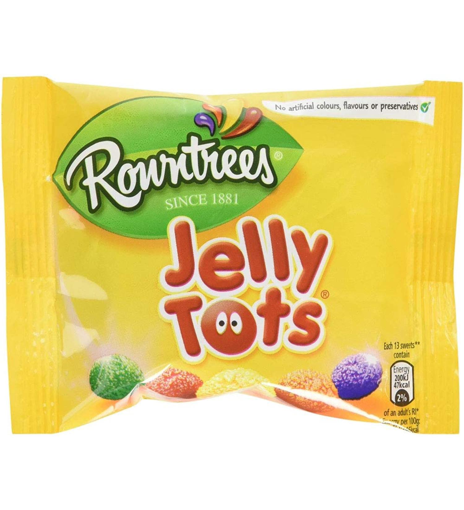  ROWNTREE'S JELLY TOTS ROWNTREE'S JELLY TOTS Candy Bag 36 x 42g - Buy Online on GoSupps.com