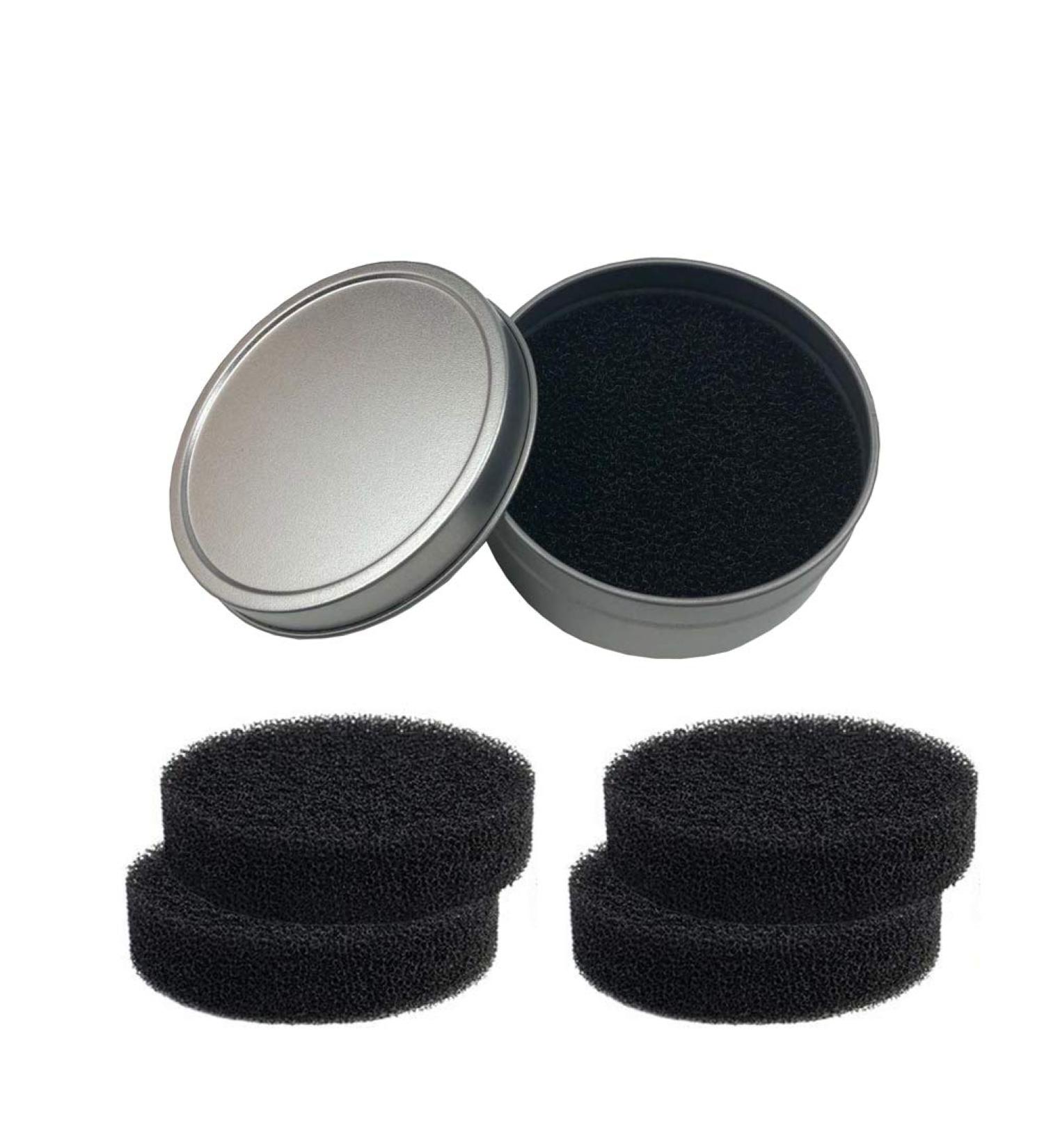 2 in 1 Color Removal Sponge Set for Eye Shadow Blush & Foundation - 4 Replacement Sponges Included - Perfect for Makeup Brush Color Switching - Buy Online on GoSupps.com