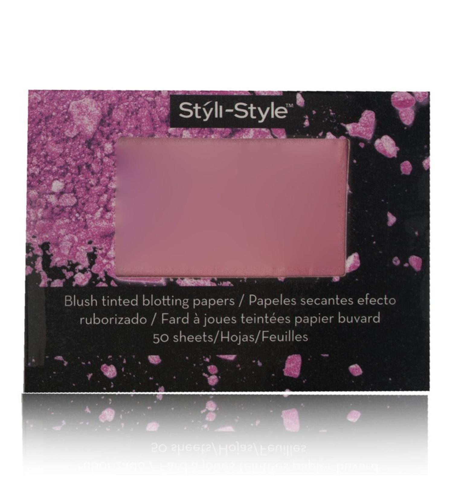 Styli-Style Blush Tinted Blotting Papers
