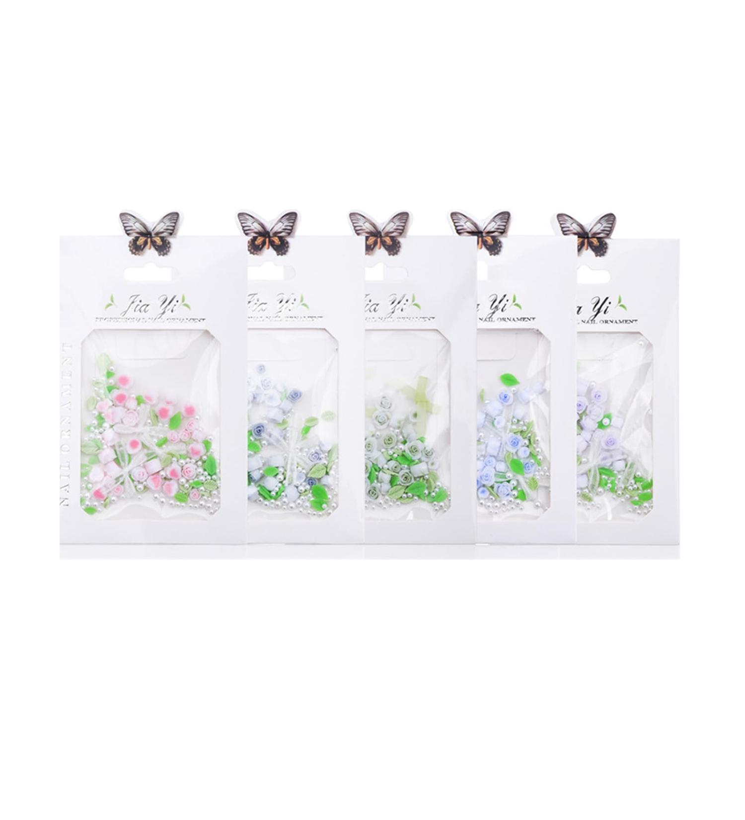 Rose Flower Nail Art 3D Flower Nail Resin Nail Supplies Manicure Accessories Nail Art Decoration Flower Nail Art Rose Flower Nail Charms for Women Nail Art Decoration - Buy Online on GoSupps.com