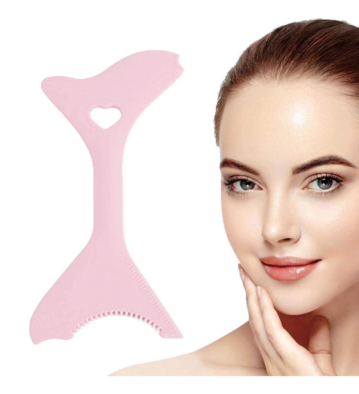 Eyeliner Guide Tool | Multifunctional Lightweight Portable Eyeliner Stencils Mascara Shield for Beginners Eyebrow Stencils for Winged Eyeliner Lashes Lip Liner Ngumms Pink - Buy Online on GoSupps.com