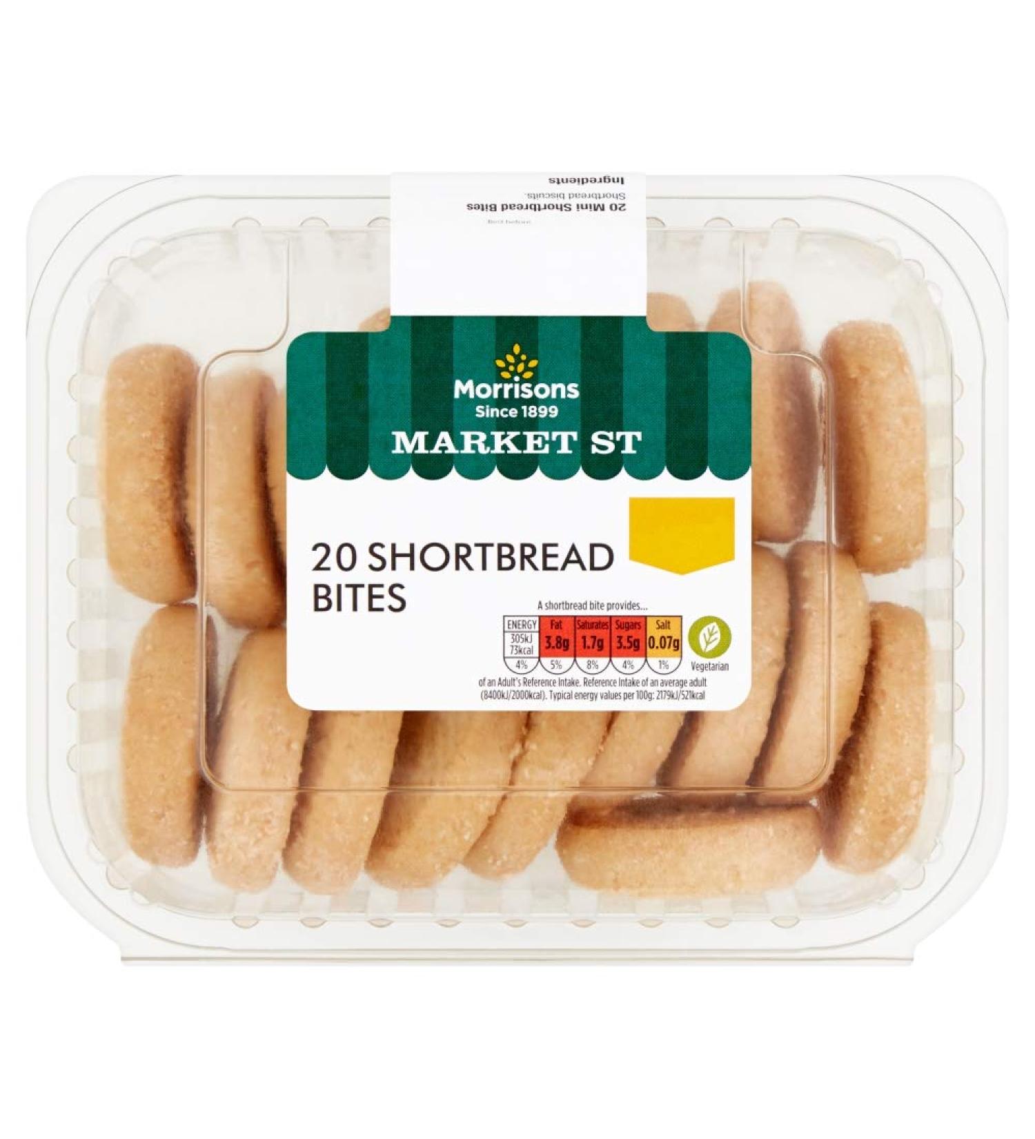 Morrisons Market Street 18 Shortbread Bites