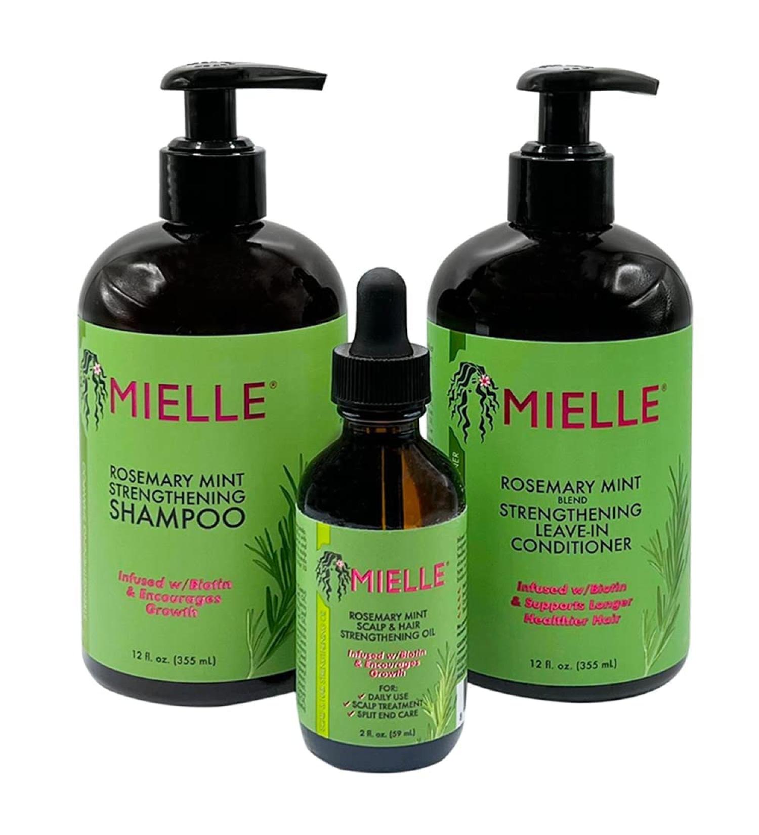 Mielle Rosemary Mint Organics Biotin Infused Hair Growth Bundle - 3 PCS - Buy Online on GoSupps.com