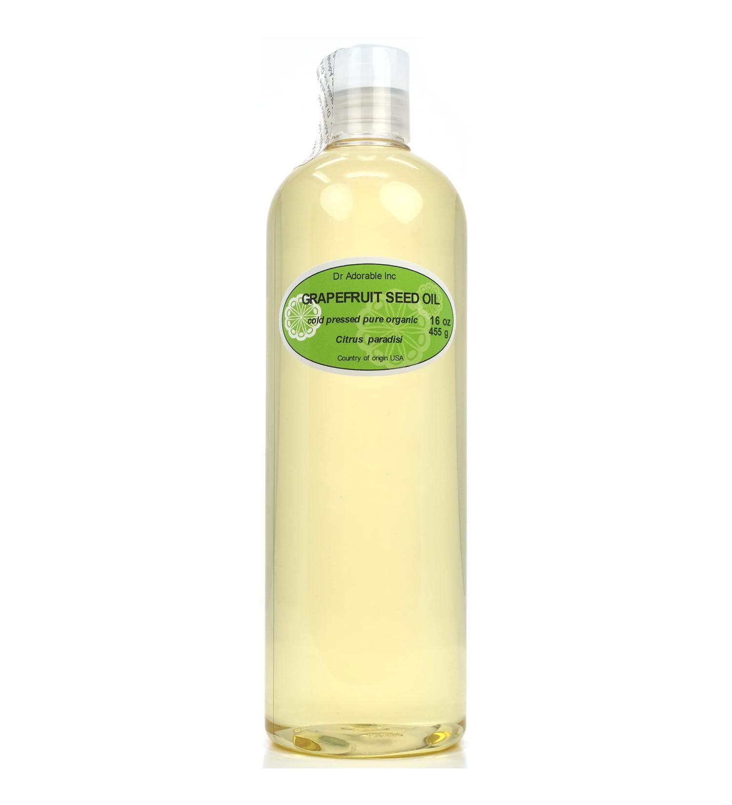 Dr Adorable - 16 oz - Grapefruit Seed Oil - 100% Pure Natural Organic Cold Pressed - Buy Online on GoSupps.com