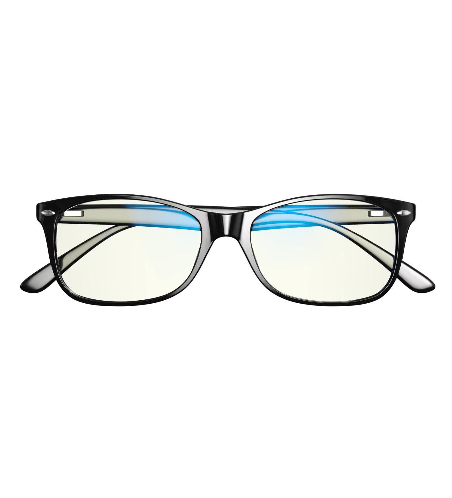 Swanwick Blue Light Blocking Glasses for Women & Men - Anti Eyestrain Headache Relief for Computer Gaming TV & Phones - Sleep Aid - Classic Day Swannies (Small Black - Buy Online on GoSupps.com