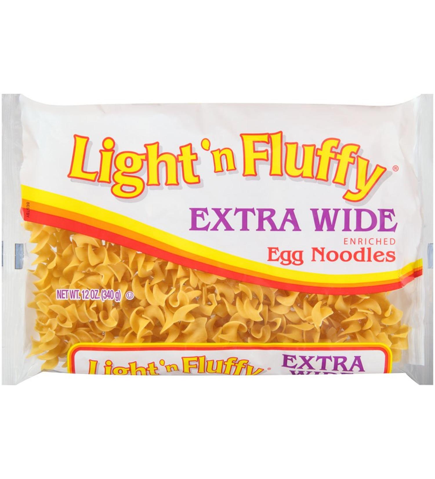 Light 'n Fluffy Extra Wide Egg Noodles - 12 oz Bag - Buy Online on GoSupps.com