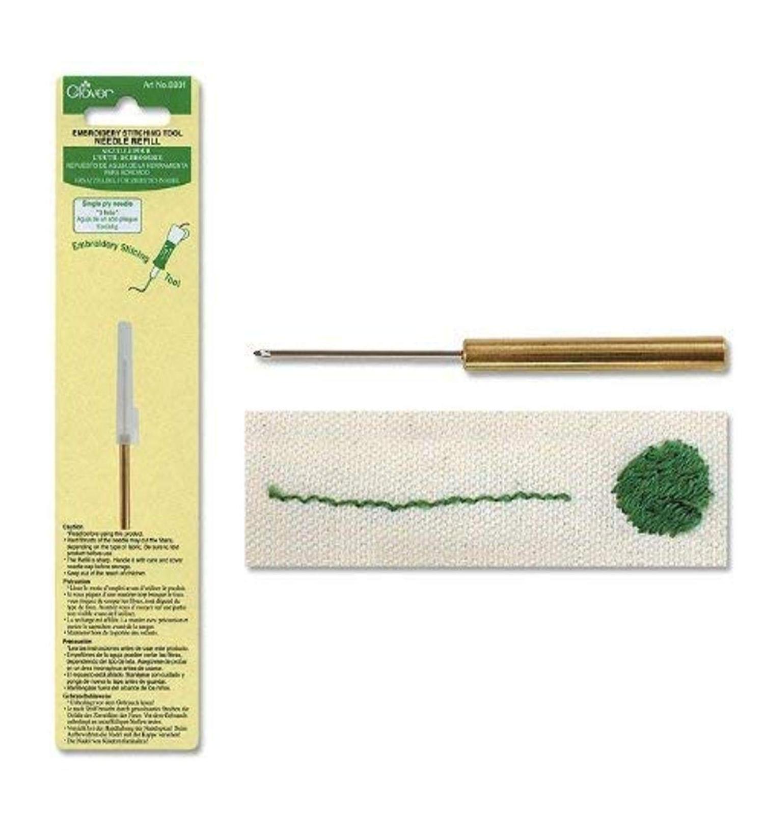 Clover Embroidery Stitching Tool Needle Refill - Buy Online on GoSupps.com