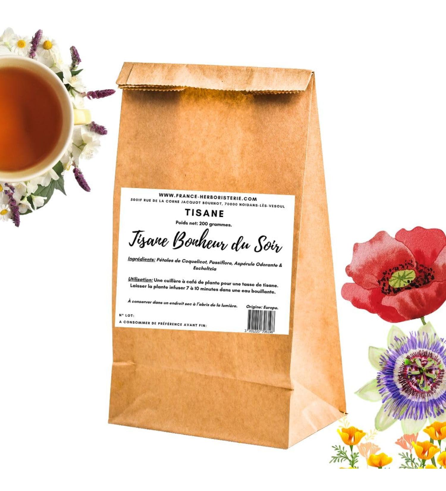  France Herboristerie France Herboristerie Bonheur du Soir Herbal Tea - Buy Online on GoSupps.com
