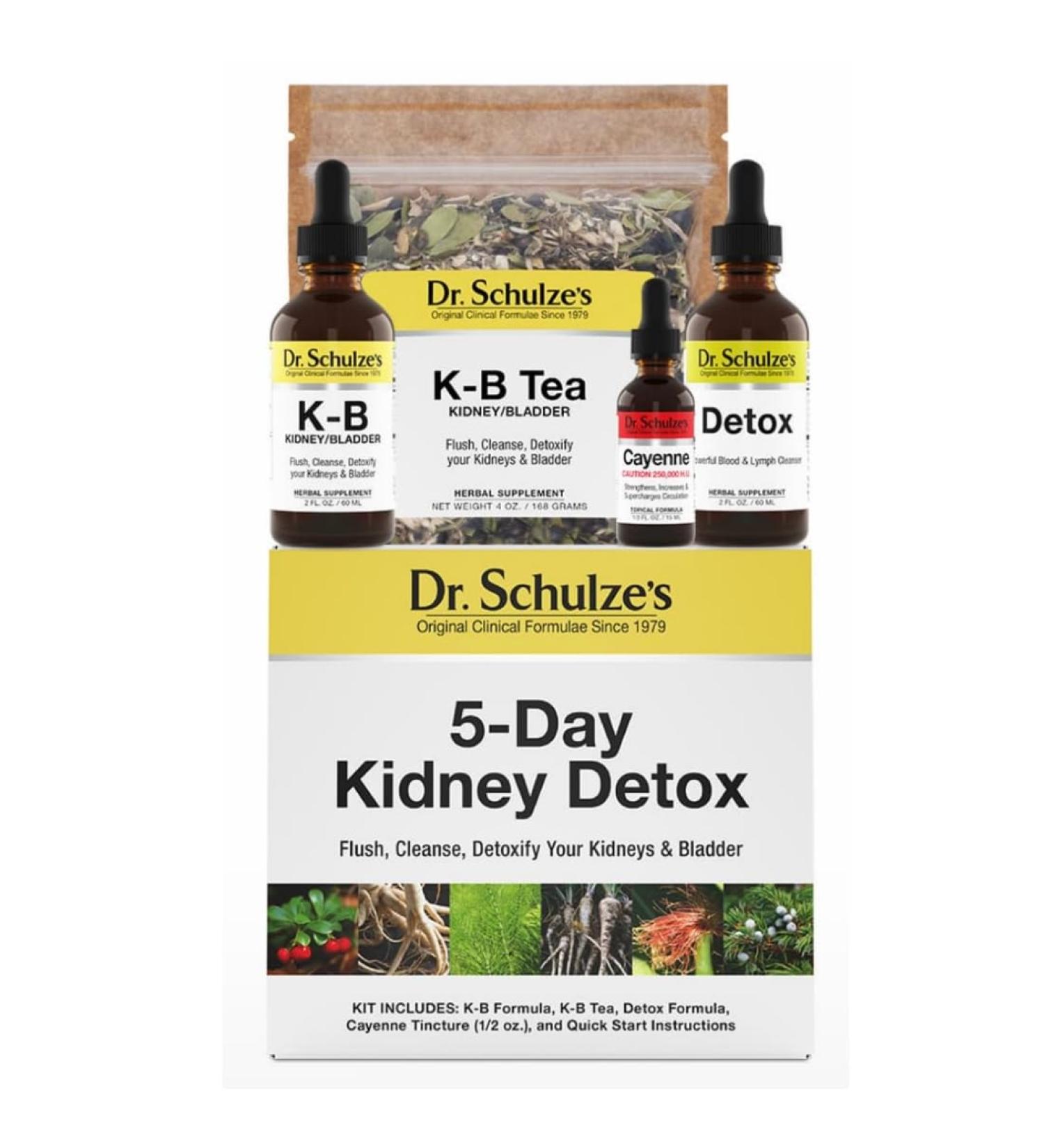 Dr. Schulze's 5 Day Kidney Cleanse - Ultimate Natural Detox for Optimal Health | Fast International Shipping - Buy Online on GoSupps.com