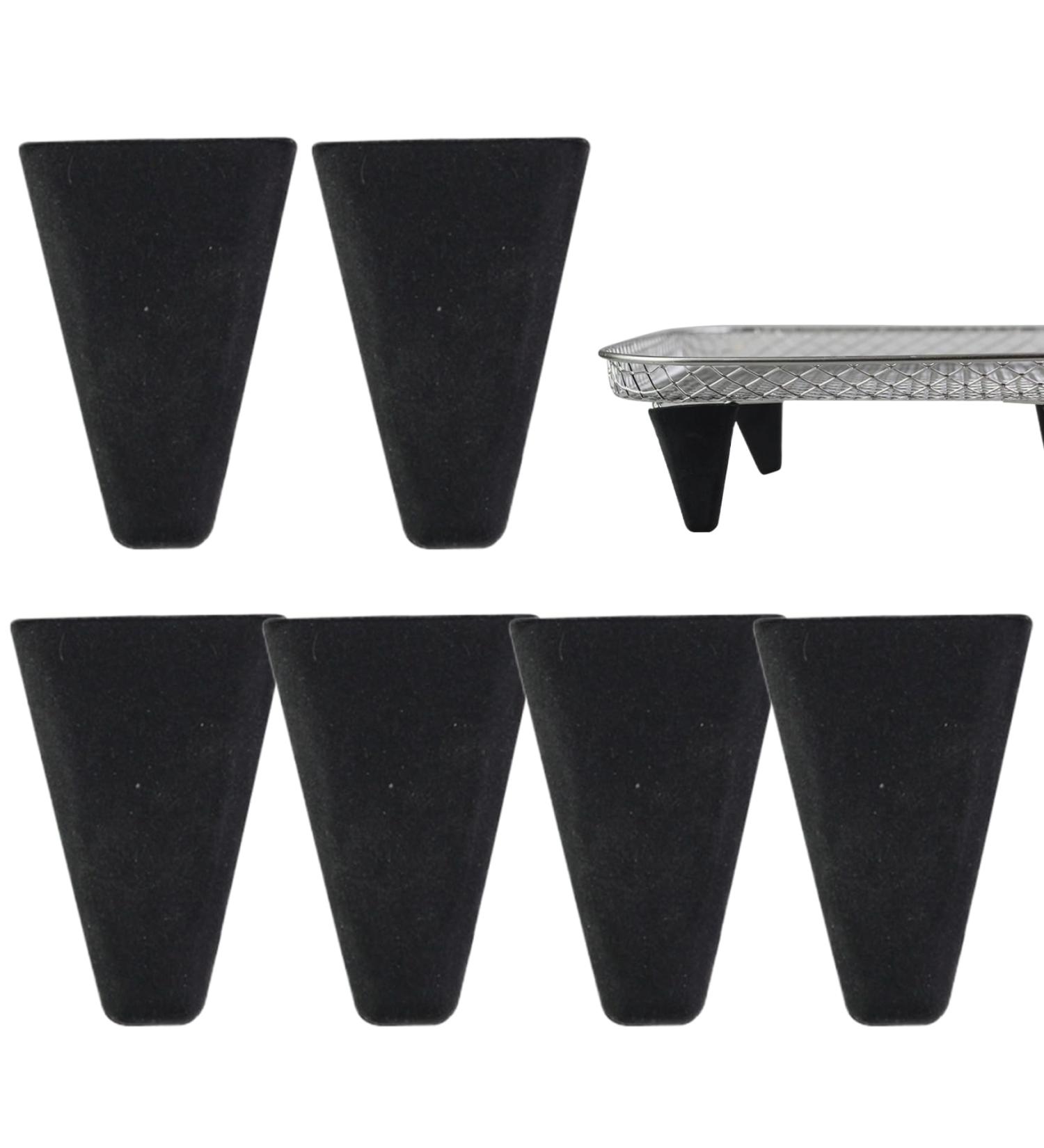 6 Silicone Feet for Air Fryers - Non-Slip Accessories Height Increase Spare Parts (3.3 x 4.6 cm) | International Shipping Available - Buy Online on GoSupps.com