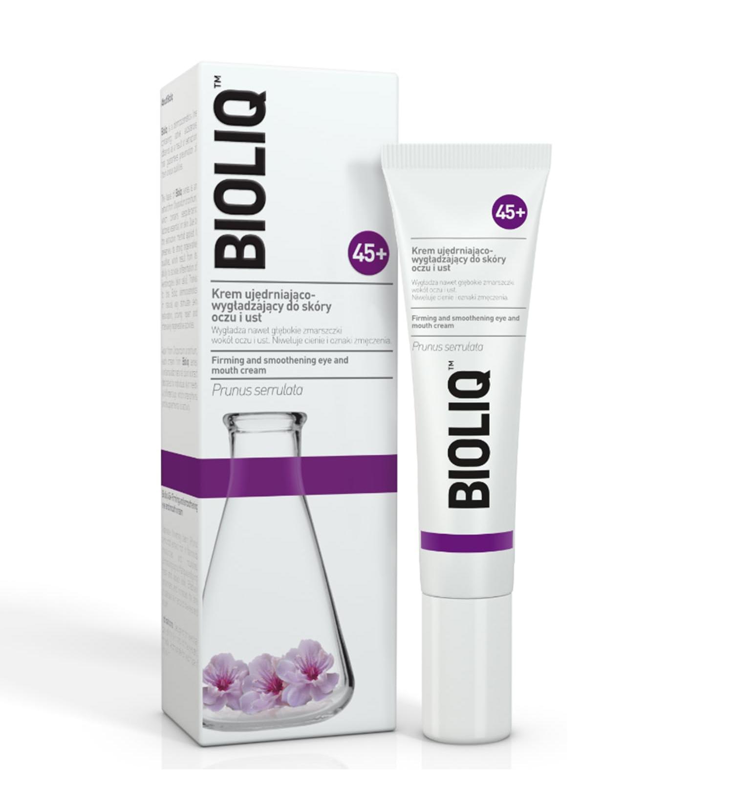 45+ Firming Eye & Mouth Cream | Anti-Aging Reduces Wrinkles & Dark Circles | Cherry Blossom & Hesperidin - 15ml - Buy Online on GoSupps.com