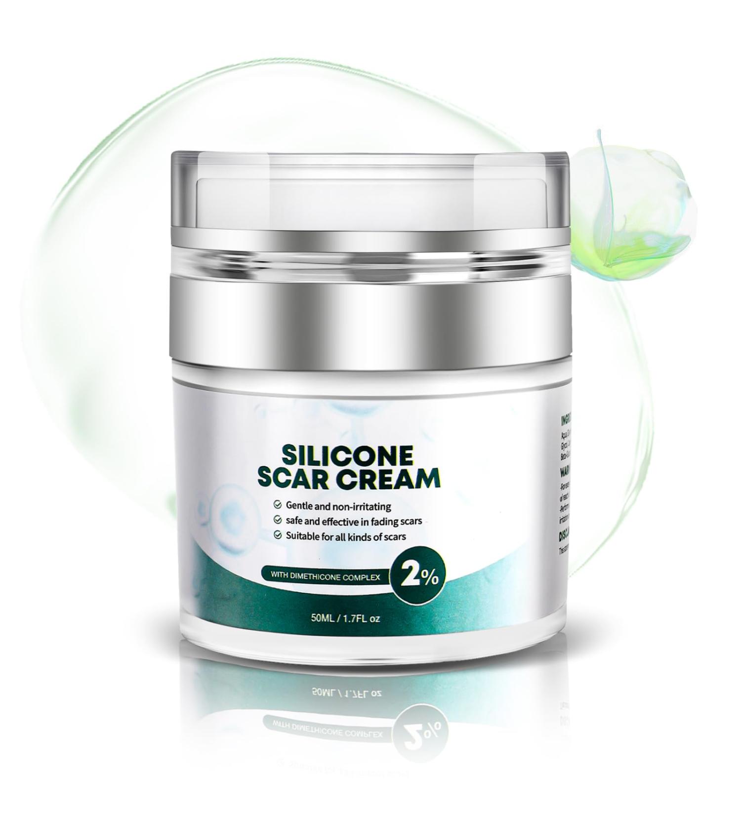 Advanced Scar Cream - Professional Silicone Gel for Surgical Stretch Marks & Old/New Scars (50ml) - Effective Scar Removal Solution - Buy Online on GoSupps.com