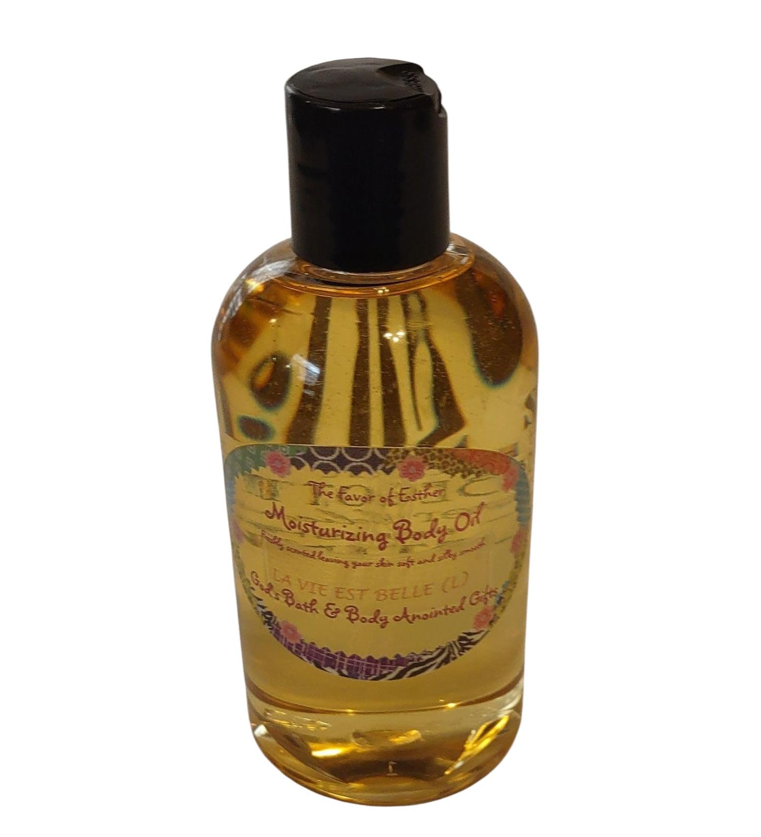 La Vie Est Belle Moisturizing Massage/Body Oil for Women - 8oz Medium
