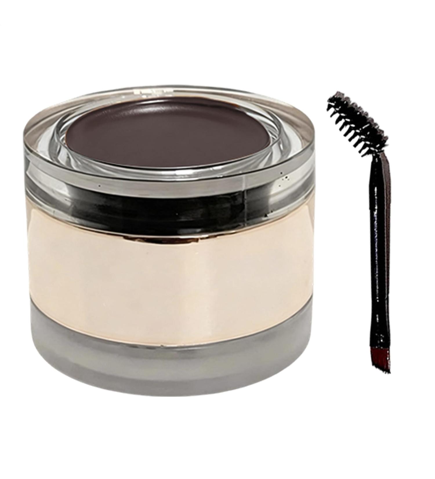 Brow Gel Pomade Long Lasting Eyebrow Cream Smudge Proof Brow Pomade for Home Sports Rain Daily Commuting Party Dating Travel dark brown - Buy Online on GoSupps.com