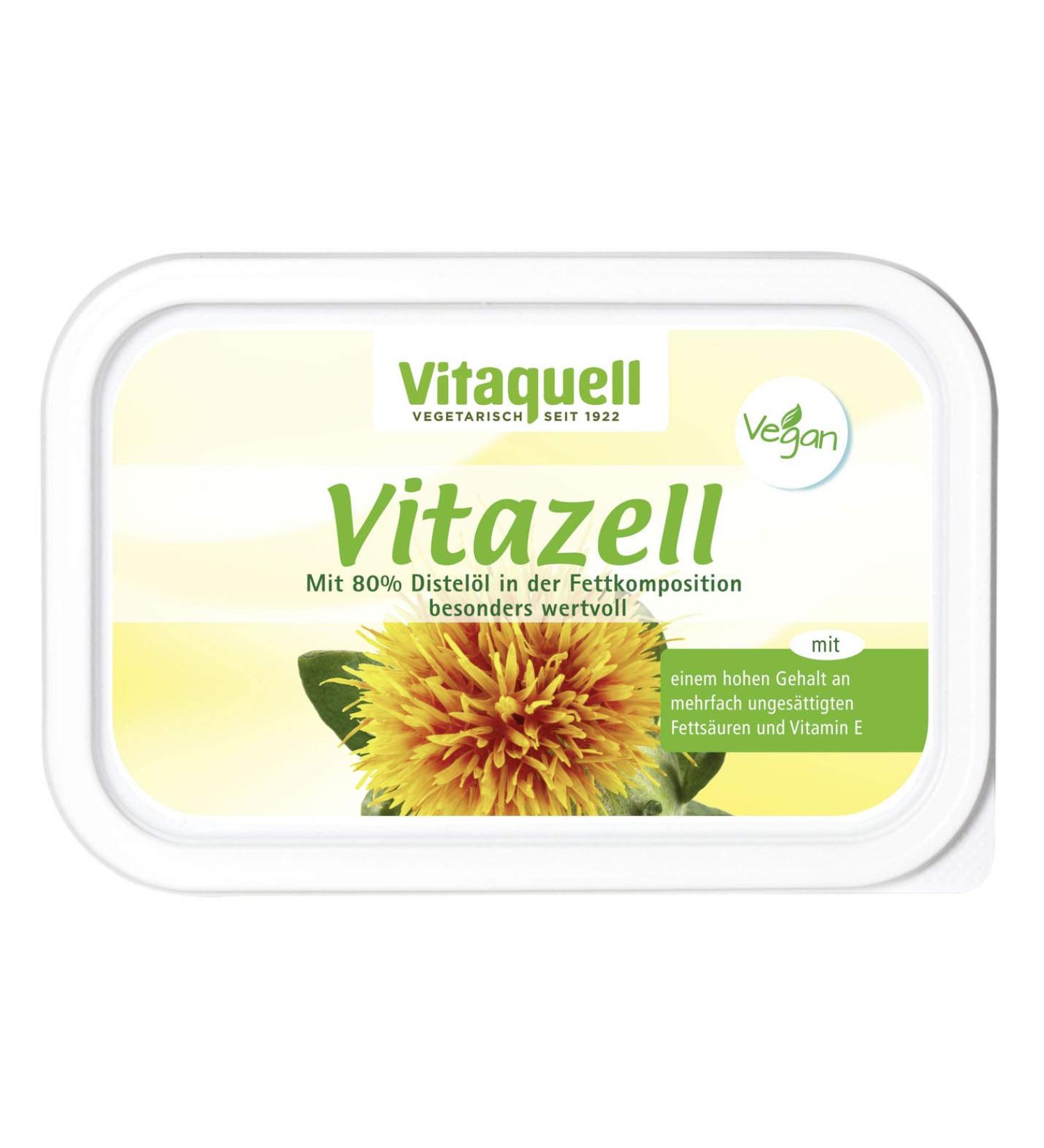 Vitaquell Vitazell vegetable margarine 250 g with essential fatty acids and vitamin E