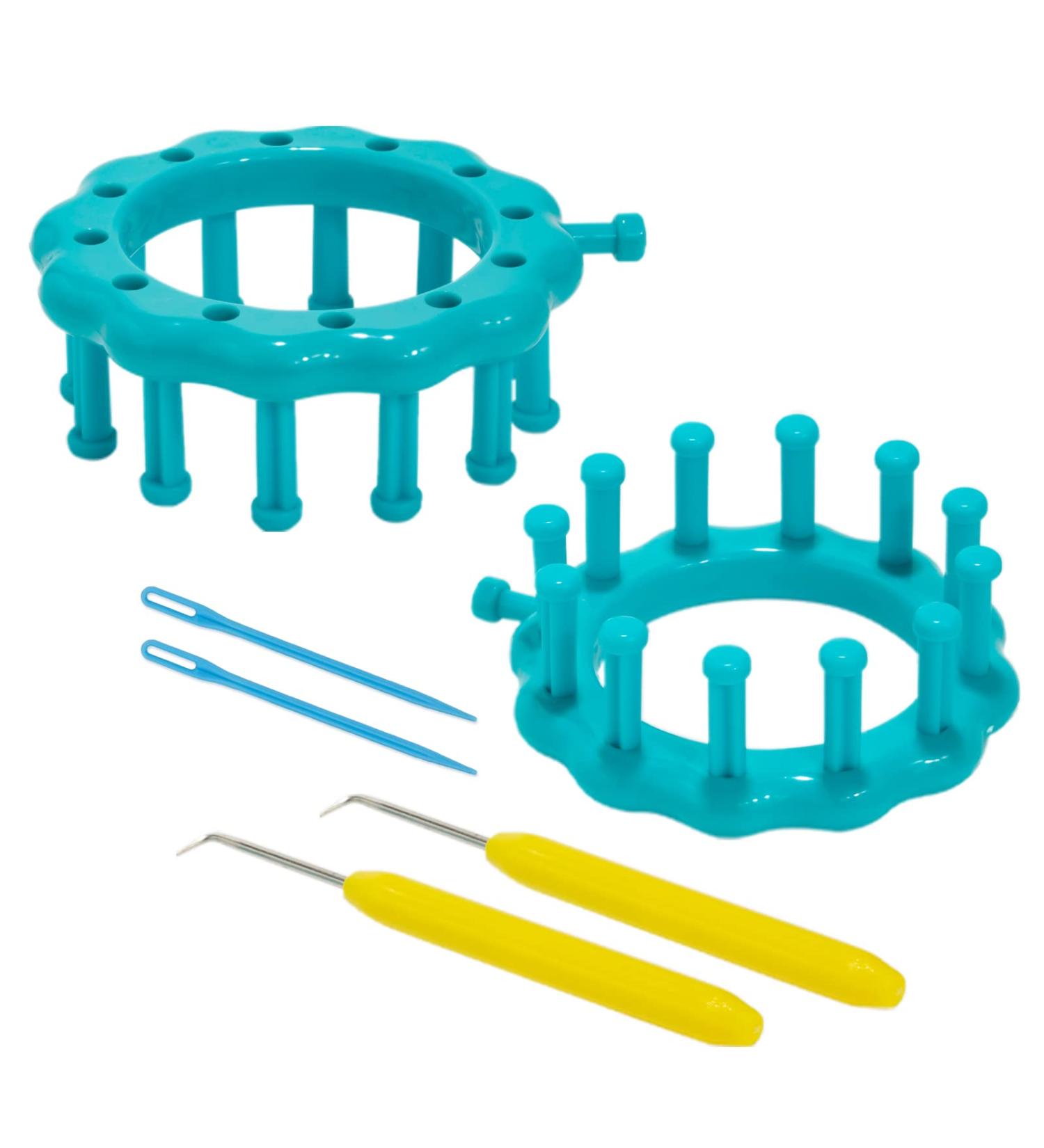 RMISODO Circular Loom Set - 2 Piece Knitting Flower Loom Kit for Needle Craft Embellishment - Buy Online on GoSupps.com