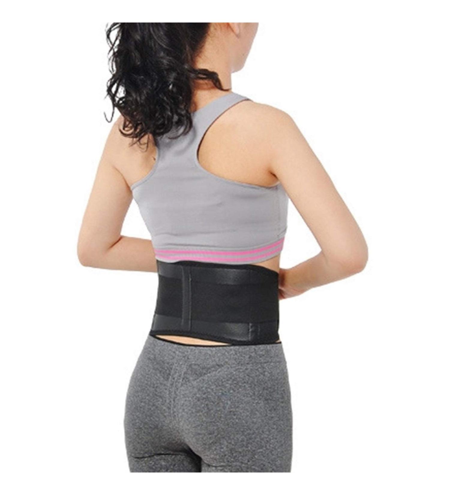 Samnuerly Adjustable Tourmaline Magnetic Back Support Belt - Lumbar Support Therapy for Men & Women (Black Size S) - Buy Online on GoSupps.com