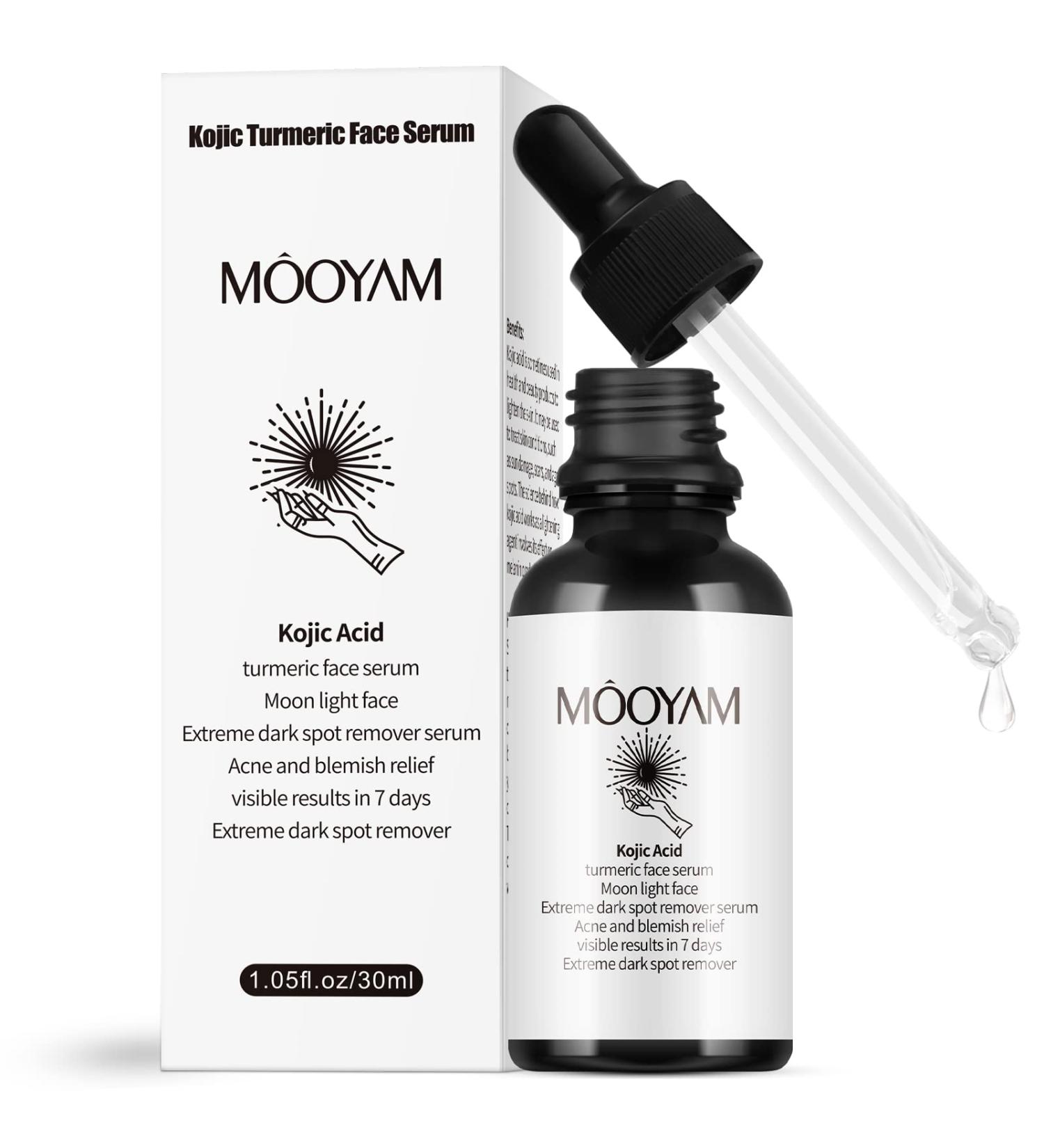 Kojic Acid & Turmeric Dark Spot Corrector Serum | Brightening Face & Body | Sun Spot Remover - 30ml - Buy Online on GoSupps.com