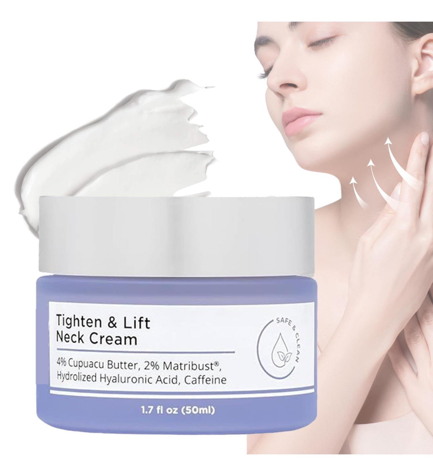 Tighten and Lift Neck Cream - Neck Cream for Sagging and Tighten - Go Pure Neck Firming Cream Nourish Tender - Neck Tightening Cream Anti Wrinkle Even Skin Tone - Skin Firming Cream - Buy Online on GoSupps.com