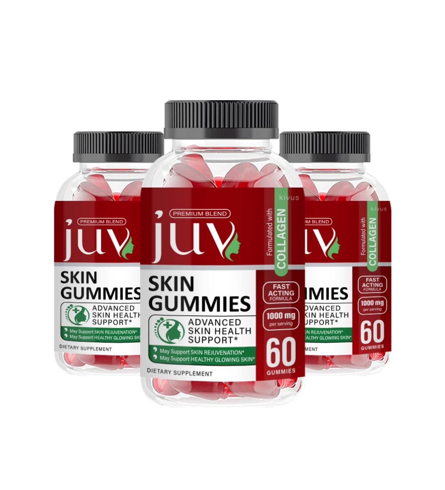 JuvSkin - Juv Skin Advanced Skin Health Support Gummies (3 Pack 180 Count)