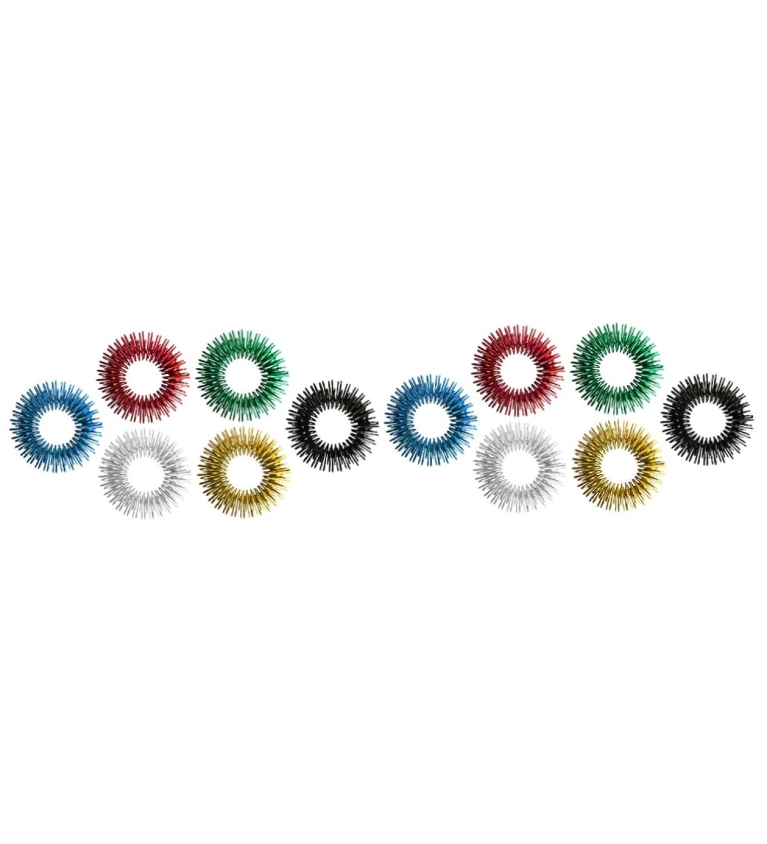 Partykindom 12 STK Acupressure Finger Ring Toys - Vibrating Mini Tool for Finger Massage & Dollhouse Fun - Buy Online on GoSupps.com