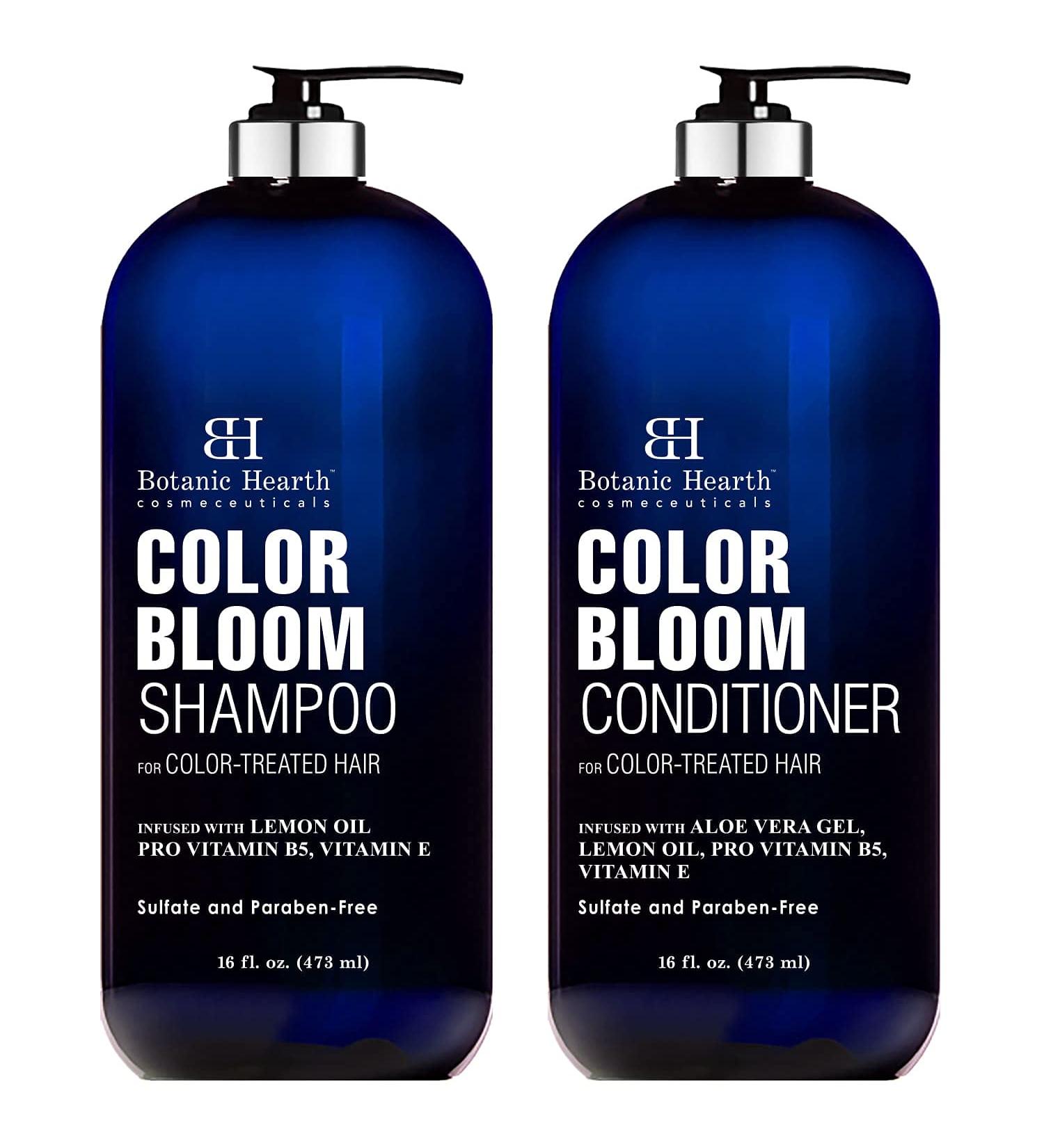 BOTANIC HEARTH Sulfate Free Shampoo and Conditioner for Dry, Damaged, Color Treated Hair - Color Safe, Conditioning & Color Enhancing -16 fl oz - Men & Women - Buy Online on GoSupps.com