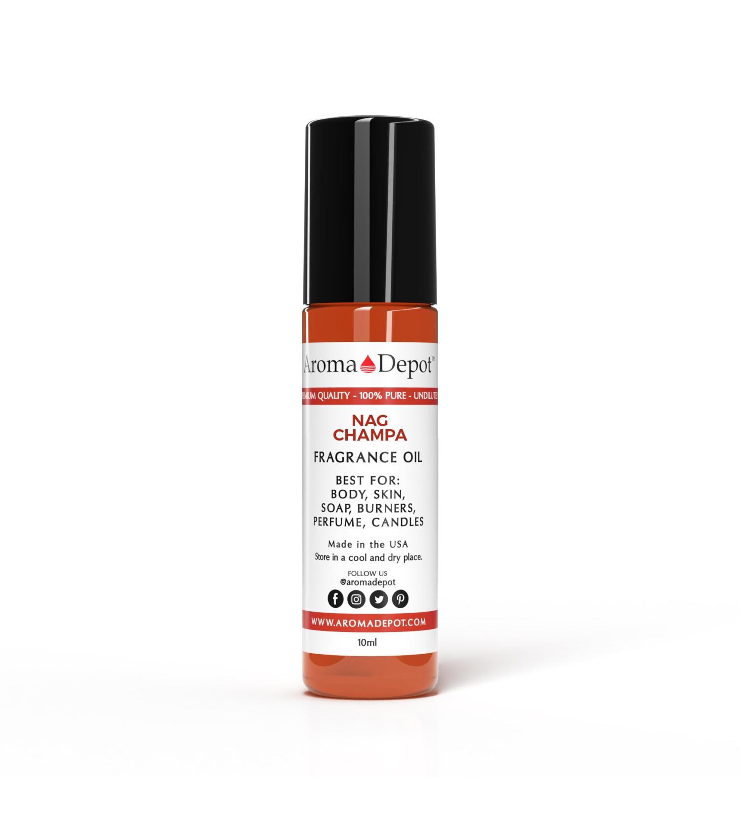 Nag Champa 10ml Fragrance Oil - Premium Perfume & Skin Oil for DIY Candles Bath Bombs & More | International Shipping - Buy Online on GoSupps.com