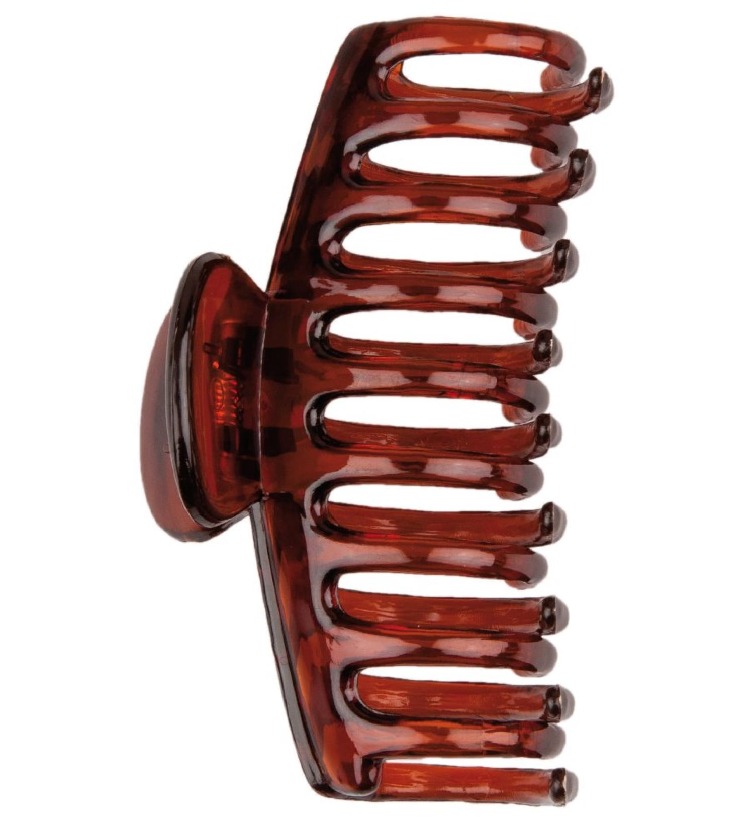 Titania hair clip section clip Dino brown 1 piece