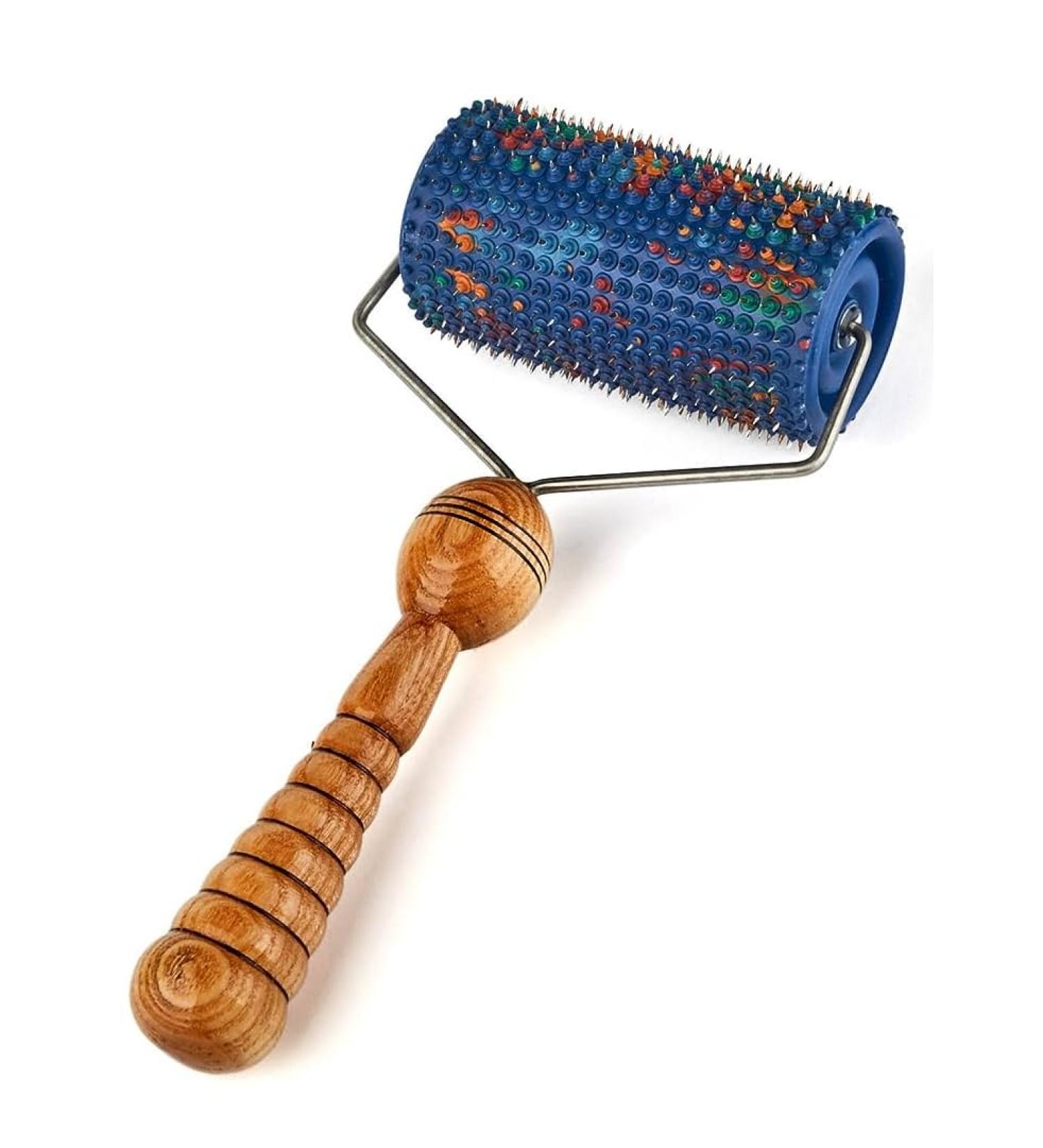 Lyapko Big Roller Massage Device 5.0 AG - 570 Needle Acupressure for Full-Body Relief | Patented Self-Dynamic Therapy Tool - Buy Online on GoSupps.com