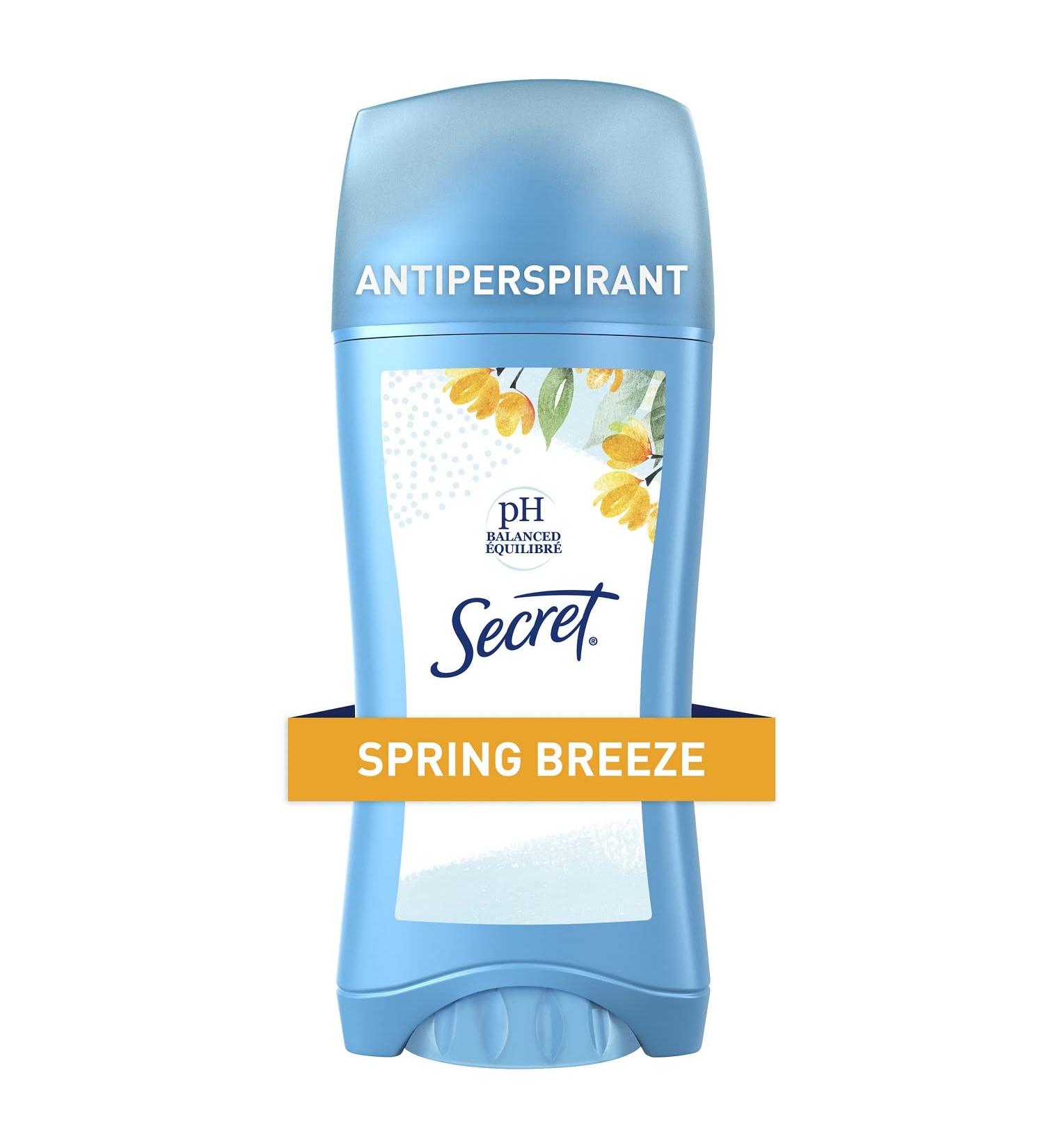 Secret Original Breeze Deodorant 2.6 oz - Long-Lasting Protection, Spring Breeze Scent - Pack of 1 - Buy Online on GoSupps.com
