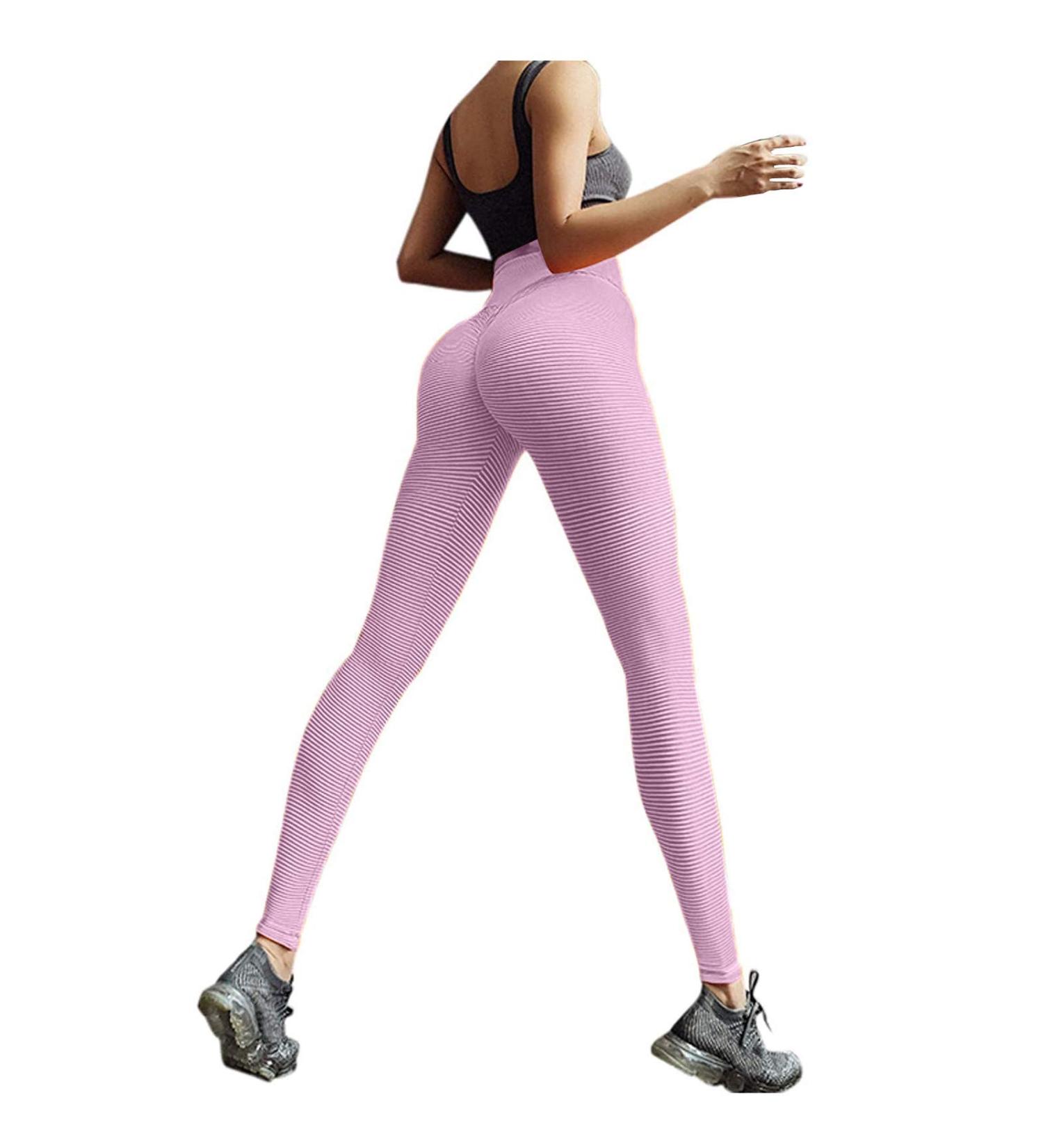 Geilisungren Women s Butt Lifting High Waist Yoga Pants - Stretchy Striped Fitness Leggings for Running & Workout - Buy Online on GoSupps.com